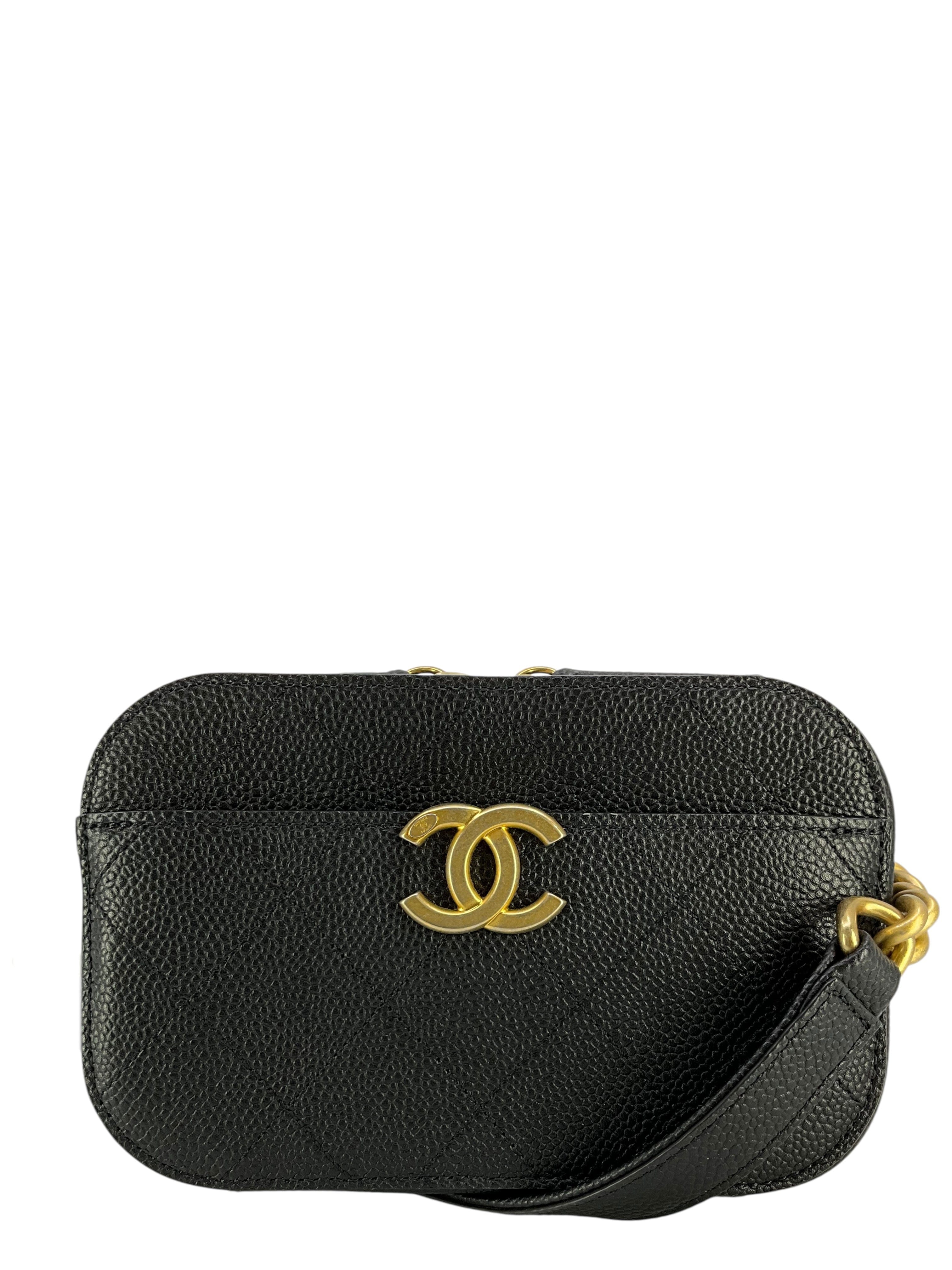 Chanel Quilted Caviar Affinity Belt Bag