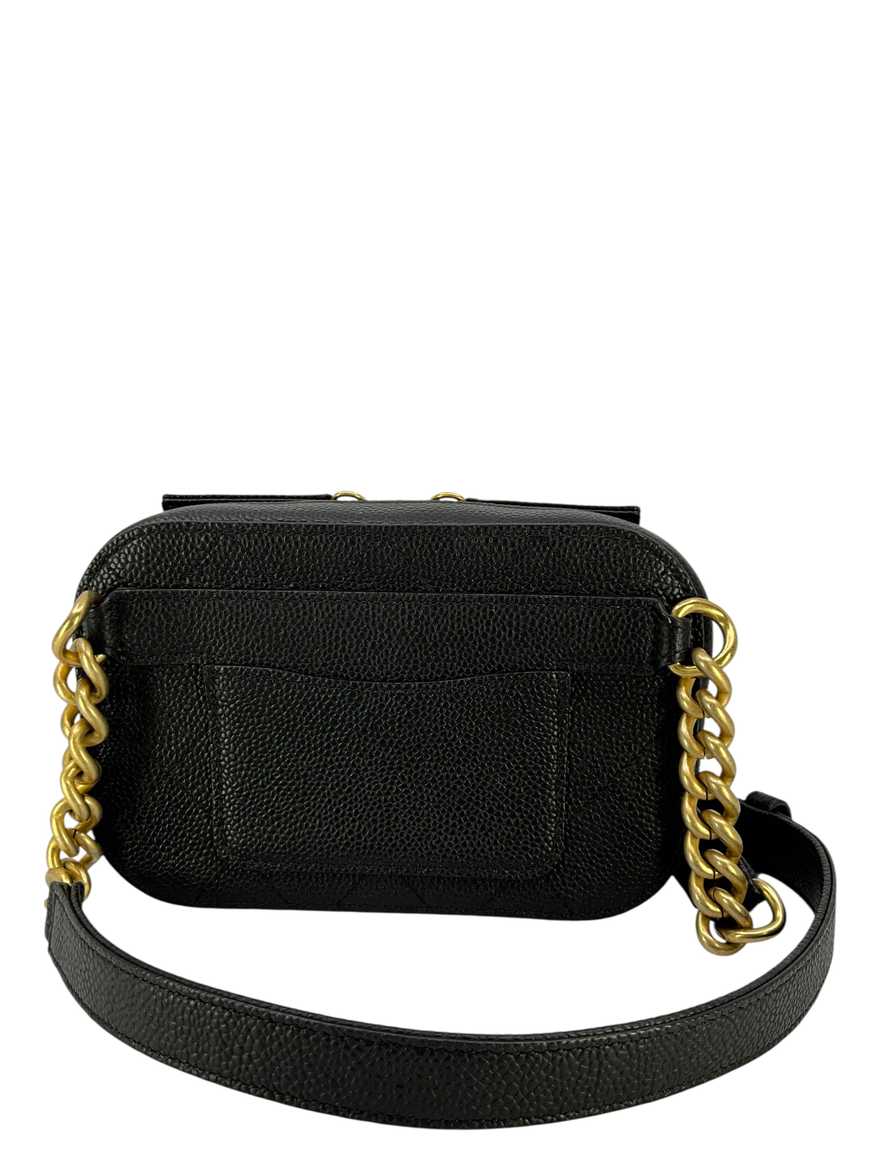 Chanel Quilted Caviar Affinity Belt Bag