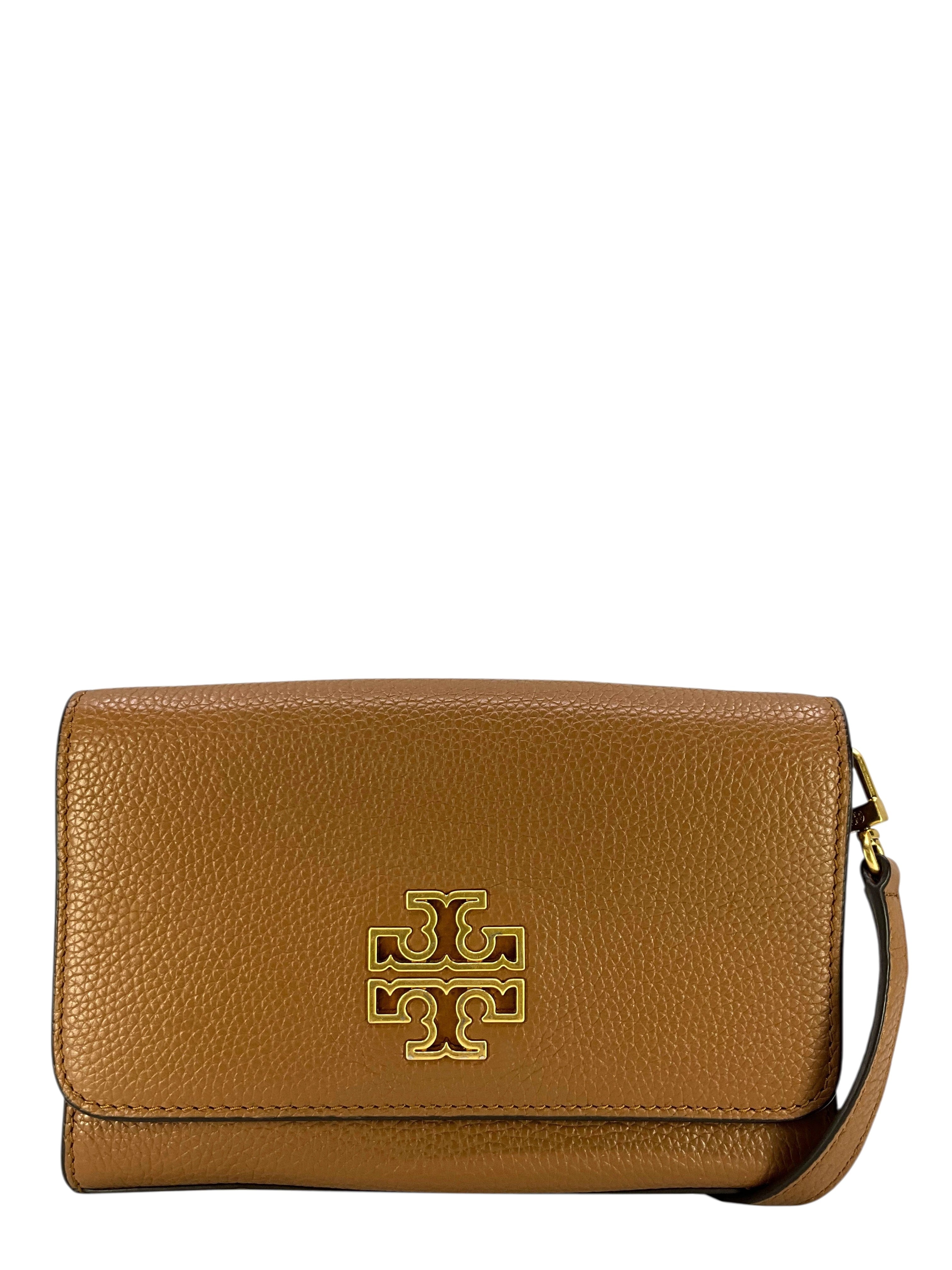 Tory Burch Britten Leather Shoulder Bag