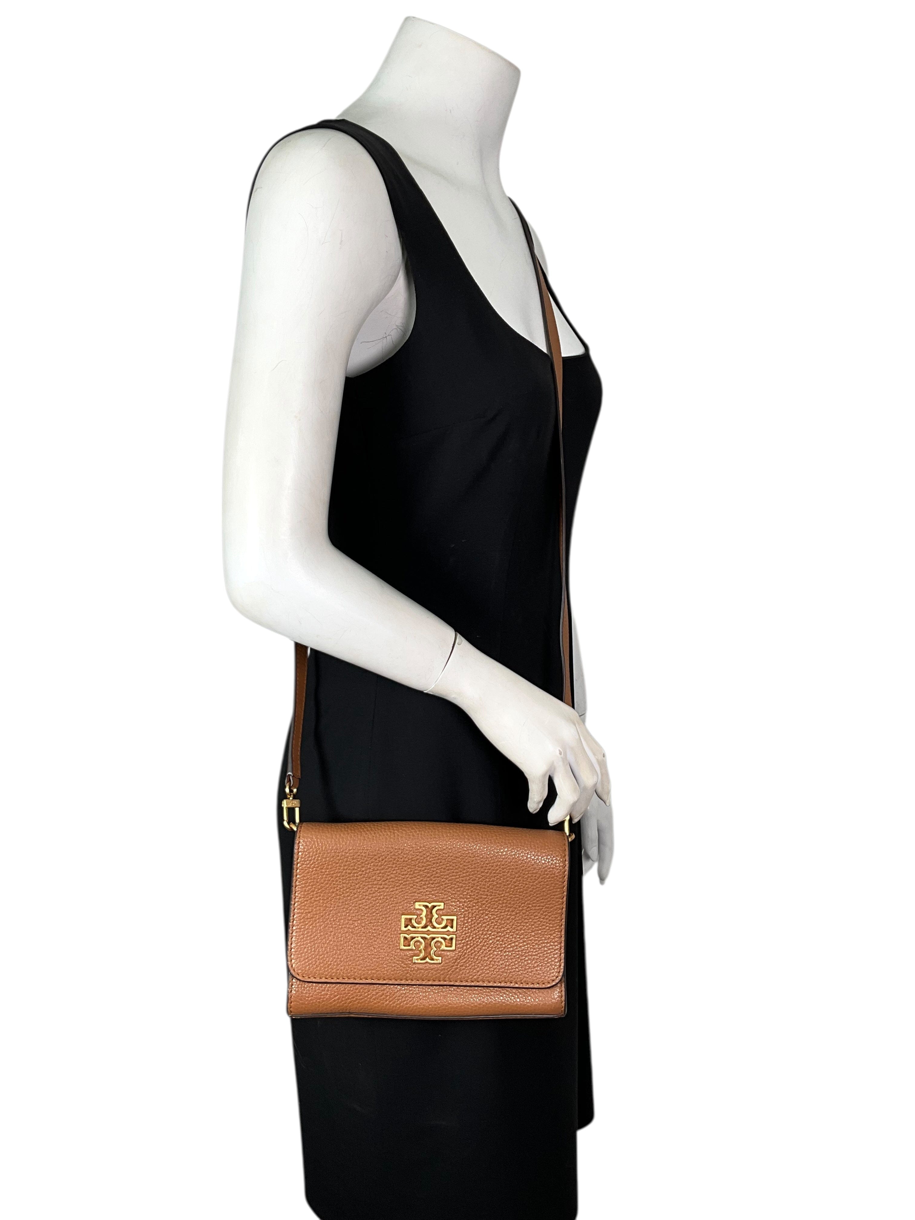 Tory Burch Britten Leather Shoulder Bag