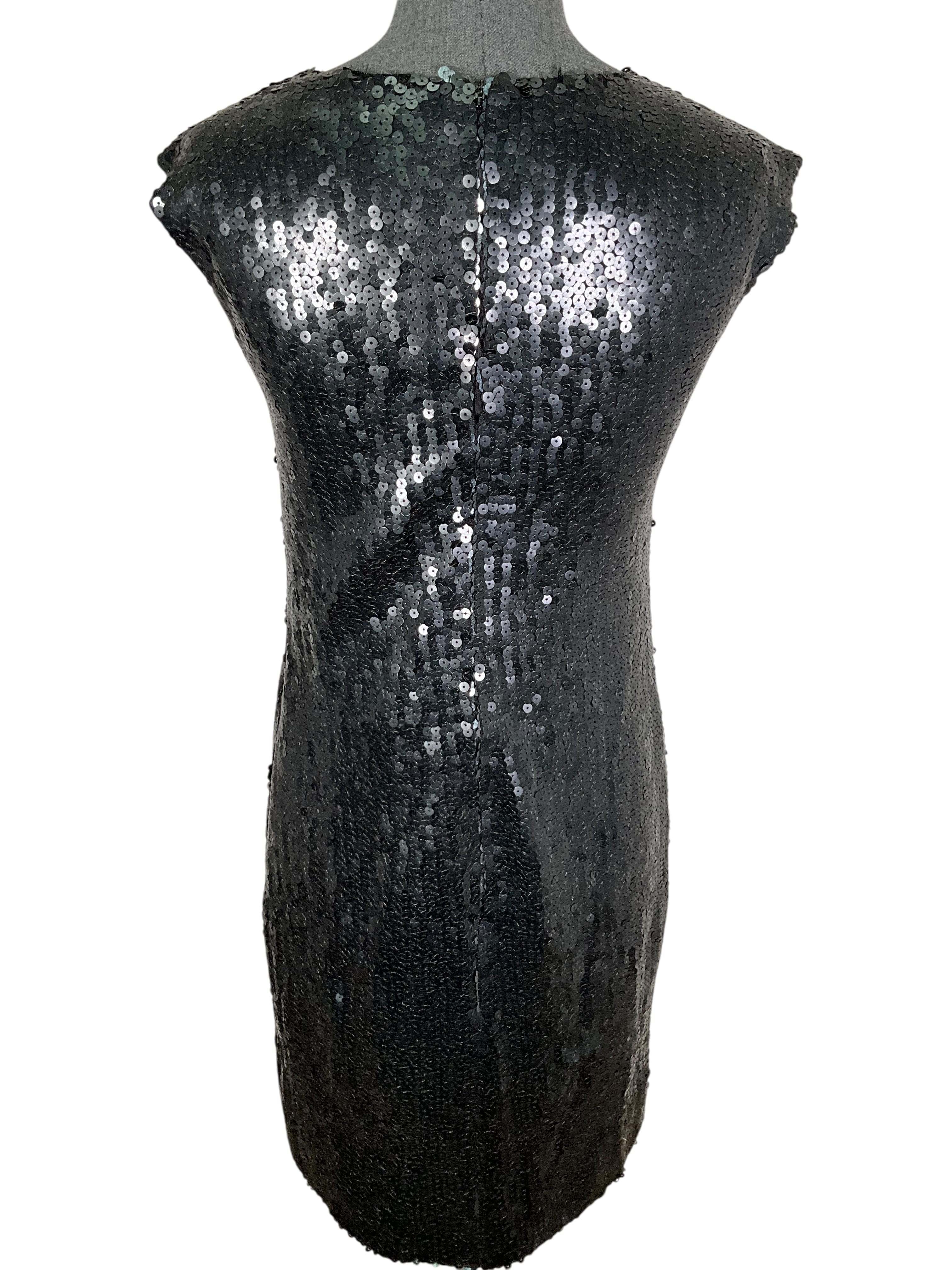 Chanel Sequins Sleeveless Mini Dress Size S