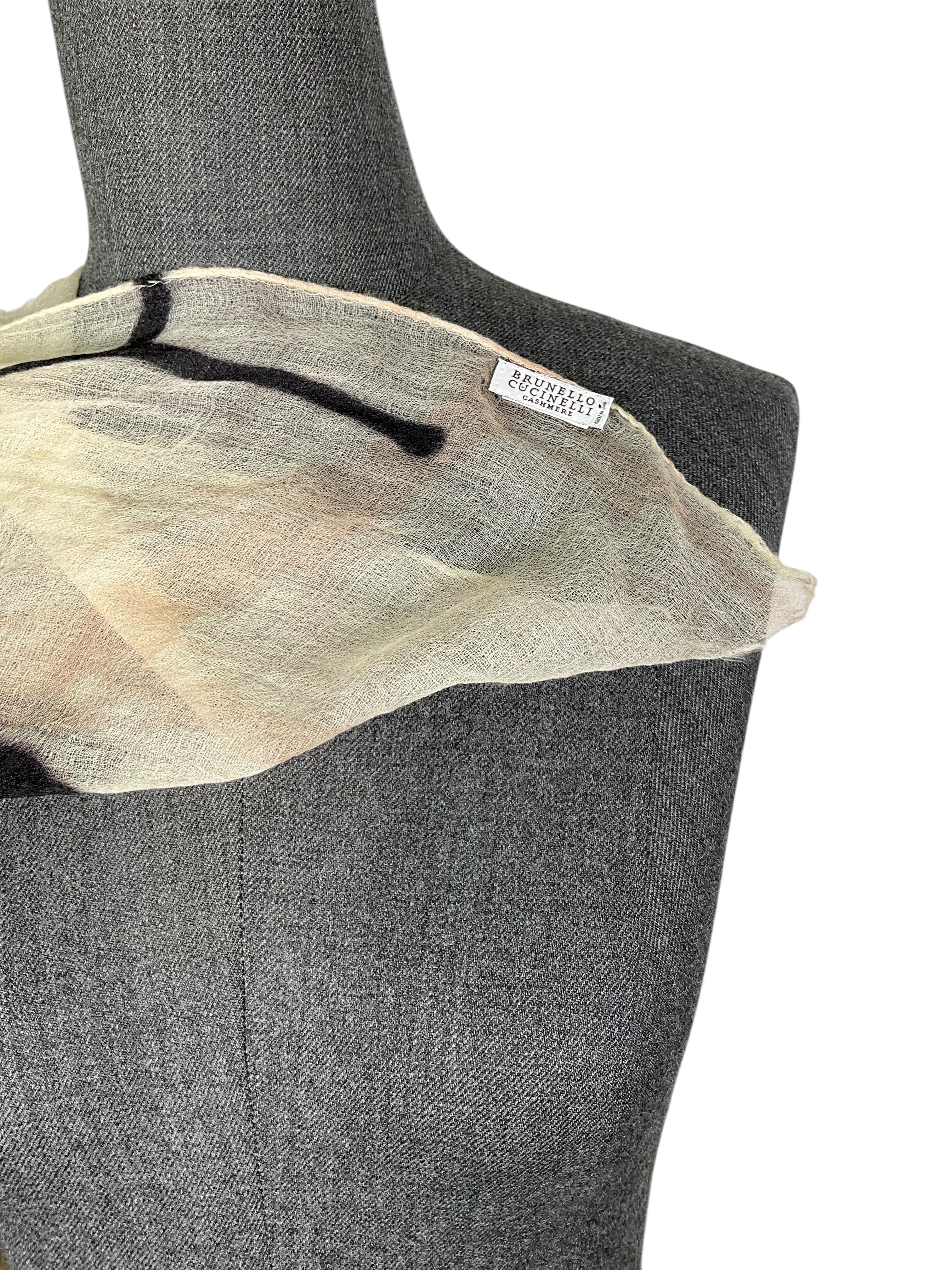Brunello Cucinelli Cashmere Oblong Scarf