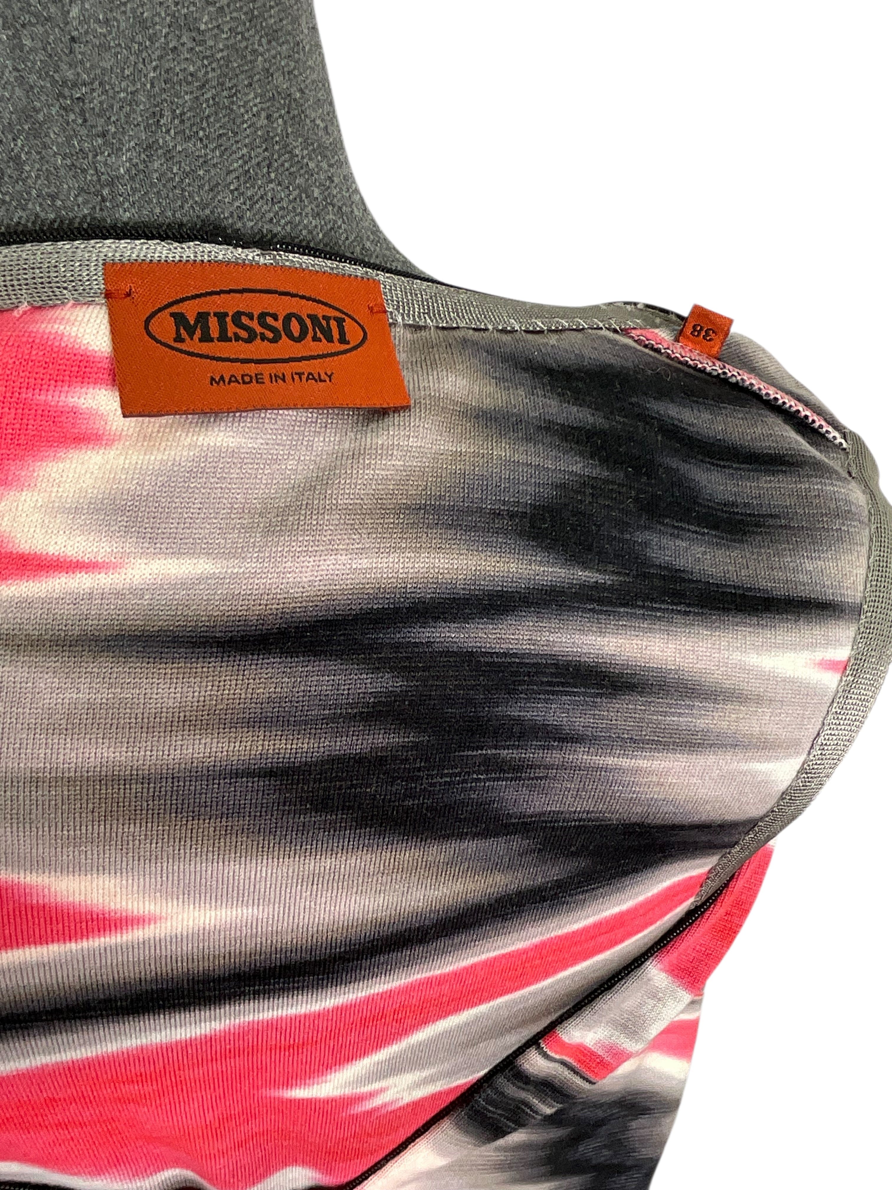 Missoni Wool Knee Length Sleeveless Dress Size XS