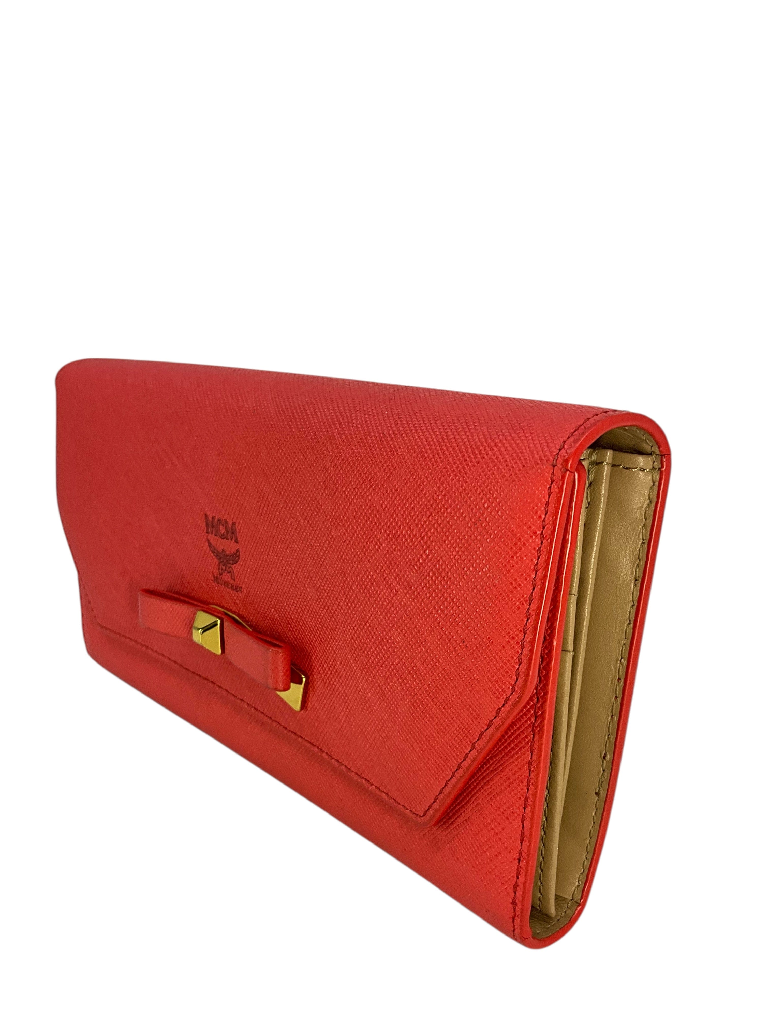 MCM Leather Snap Wallet