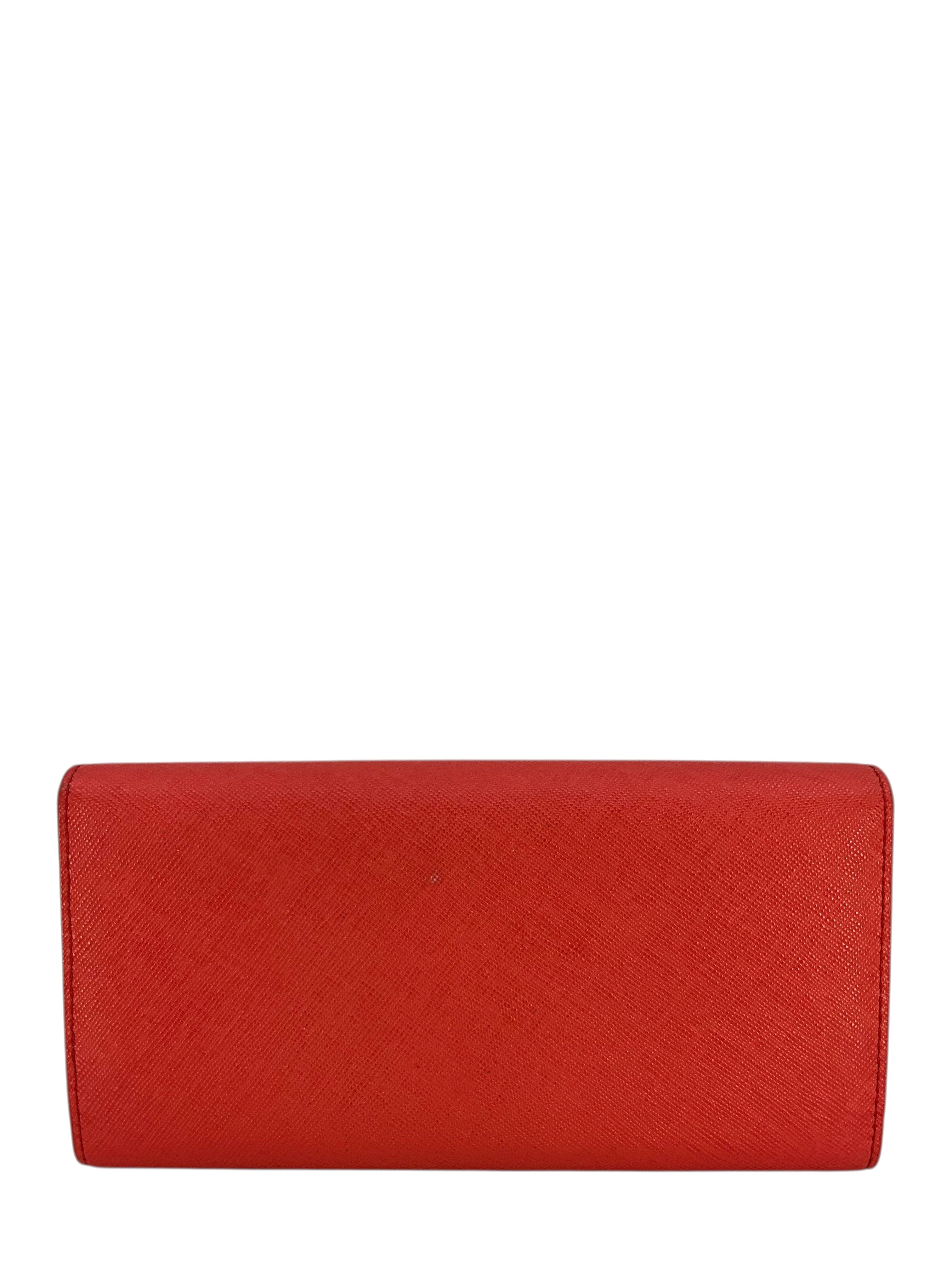 MCM Leather Snap Wallet