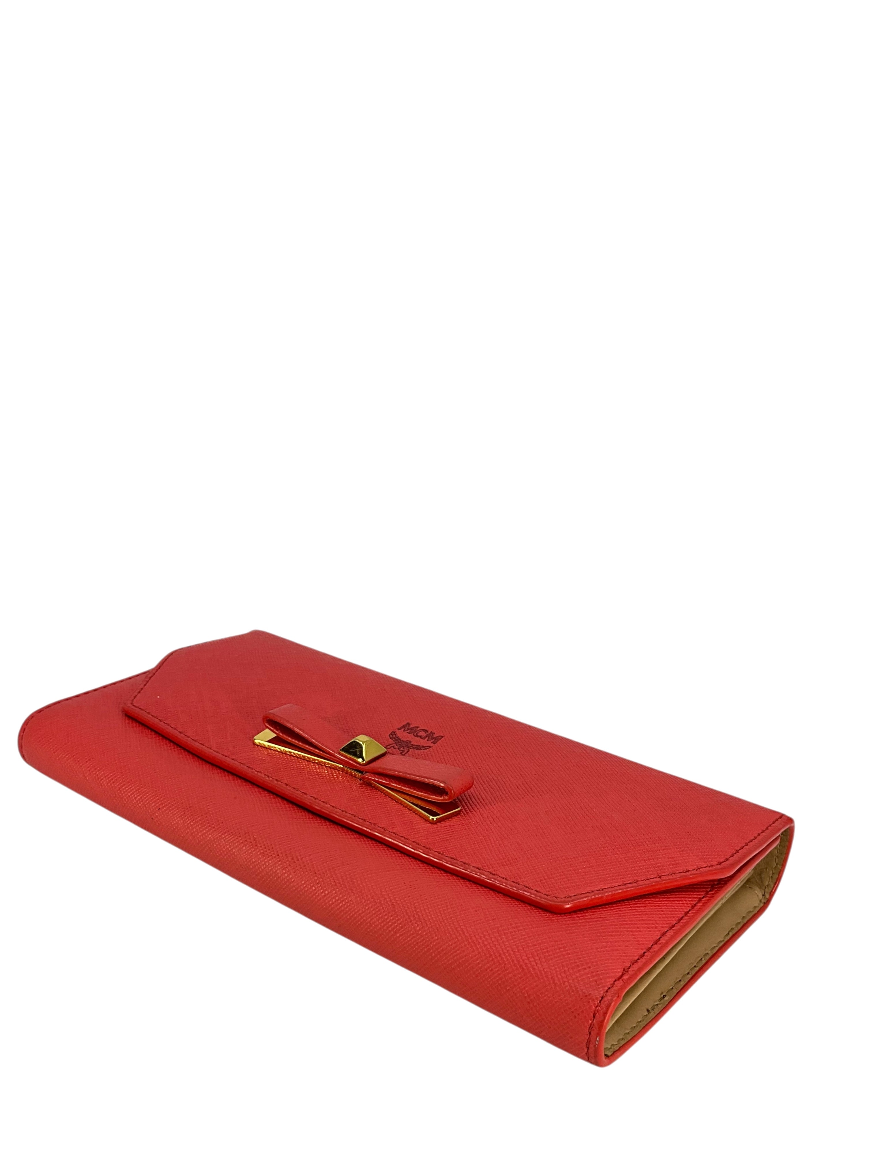 MCM Leather Snap Wallet