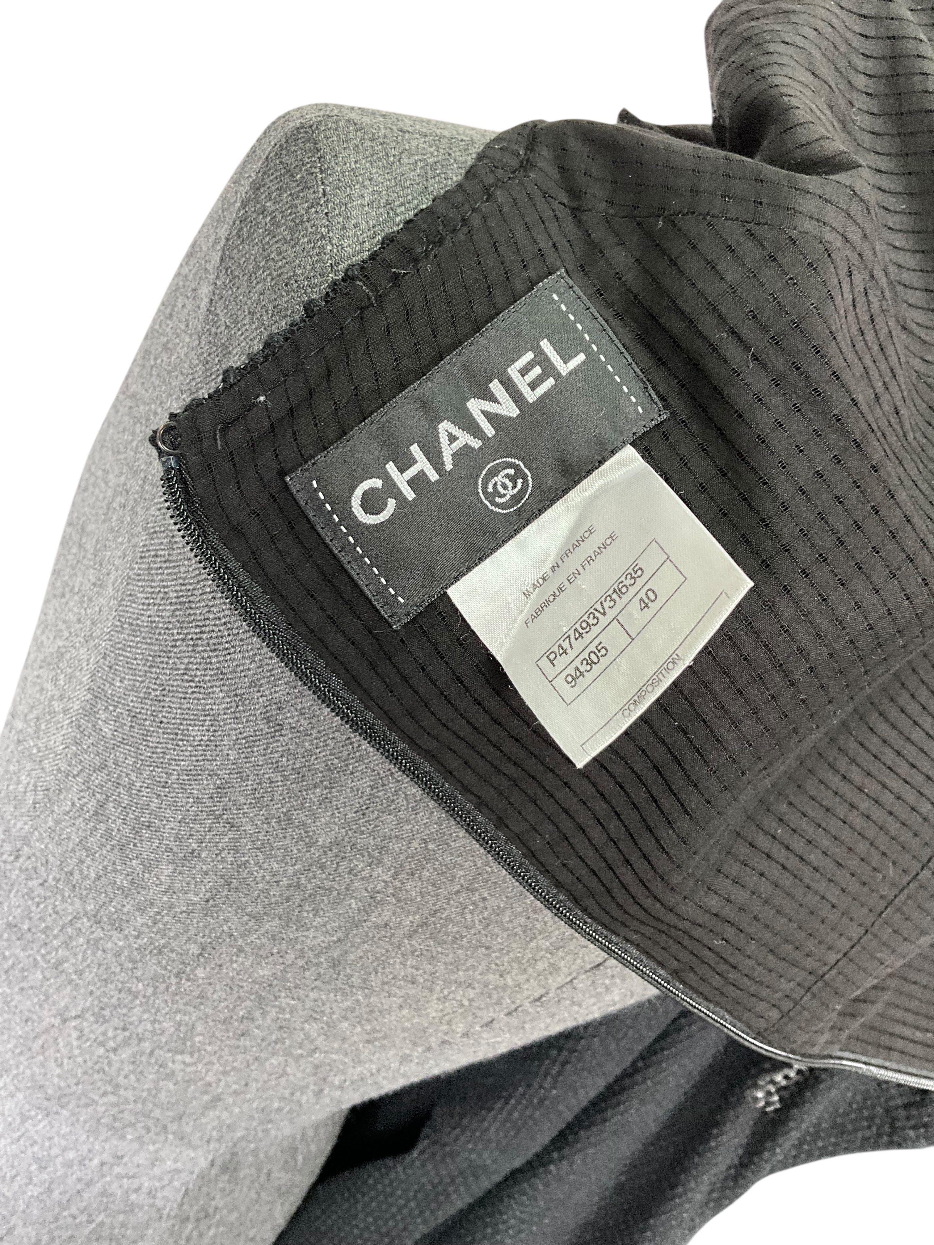 Chanel Textured Knit Cap Sleeve Dress Size M