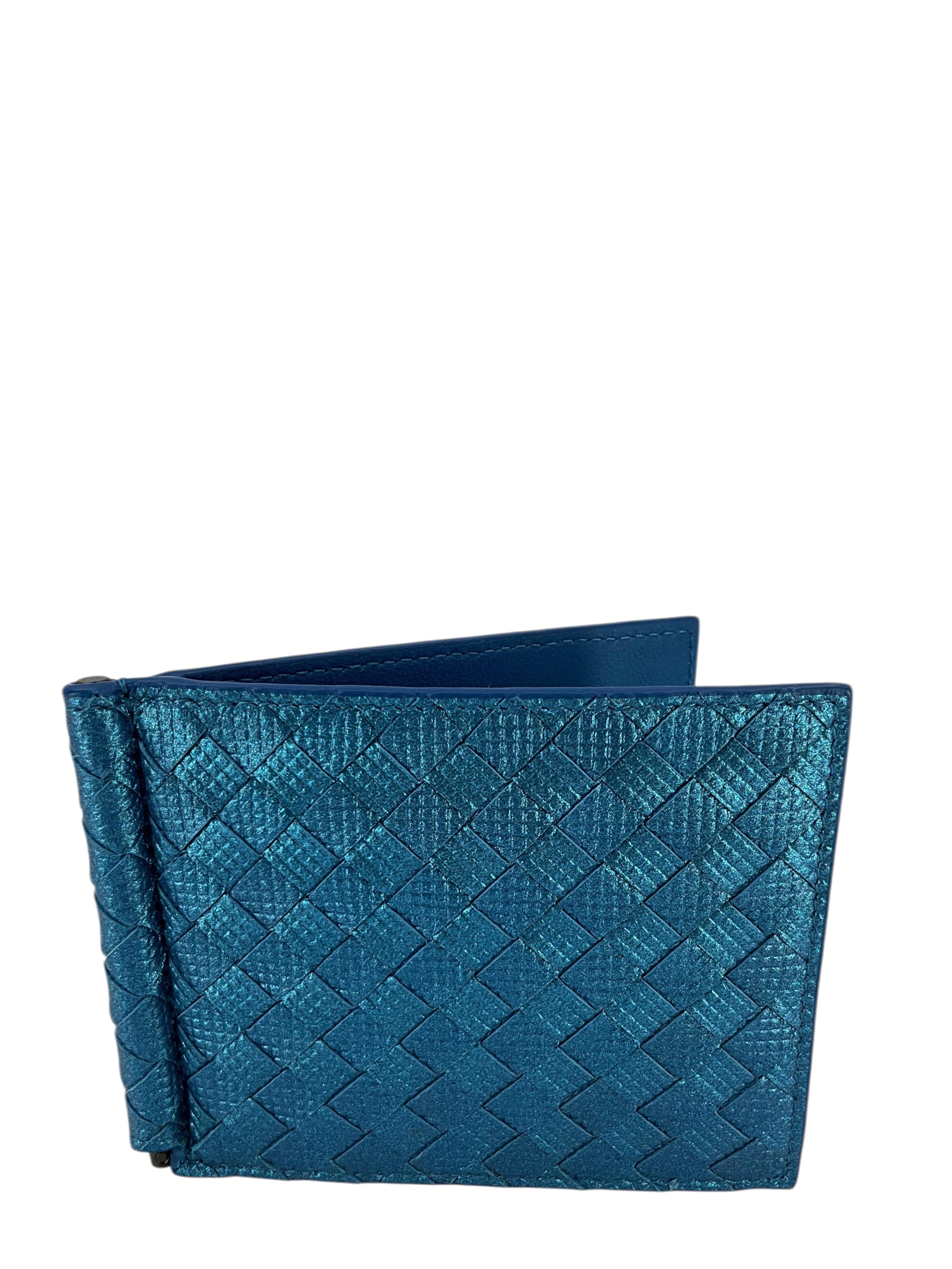 BOTTEGA VENETA Intrecciato Bill Clip Wallet NEW