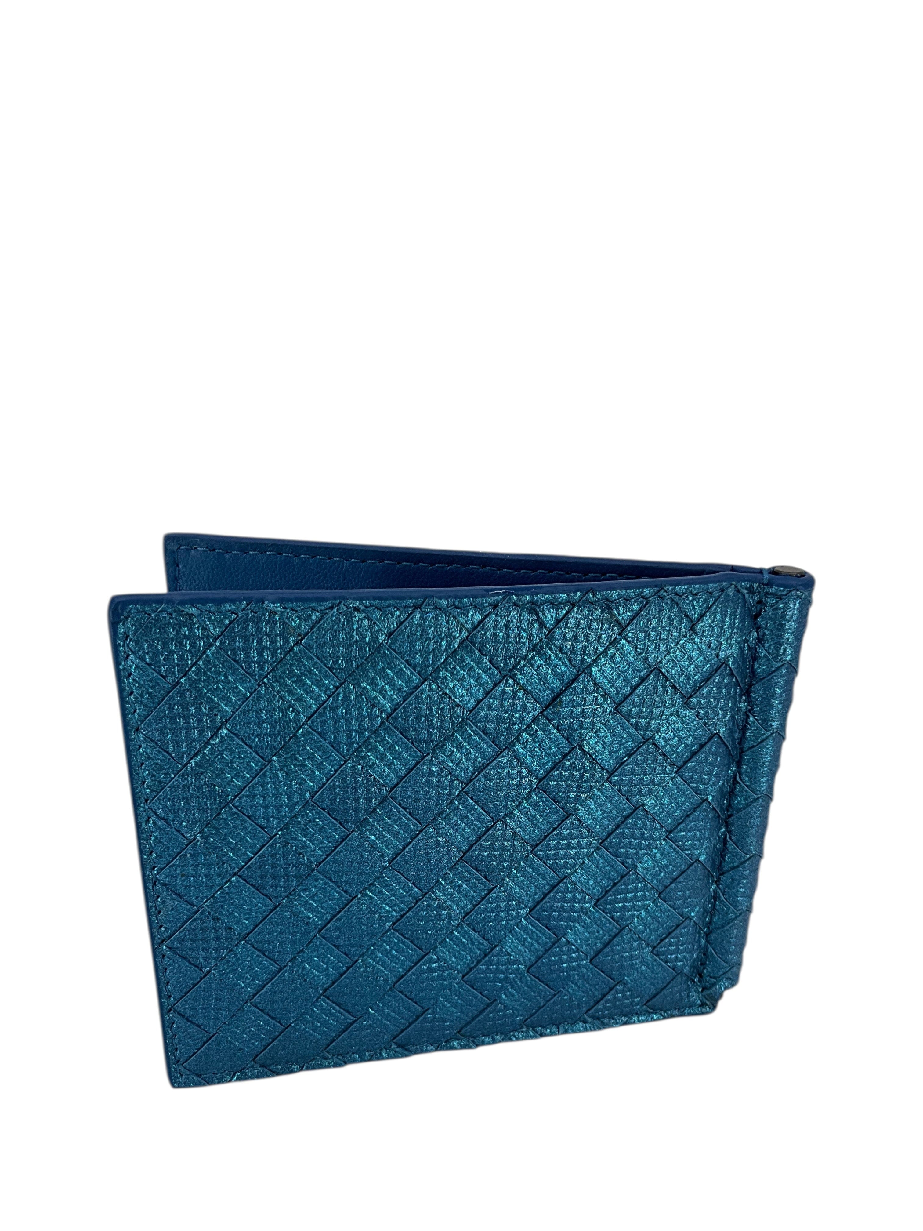 BOTTEGA VENETA Intrecciato Bill Clip Wallet NEW