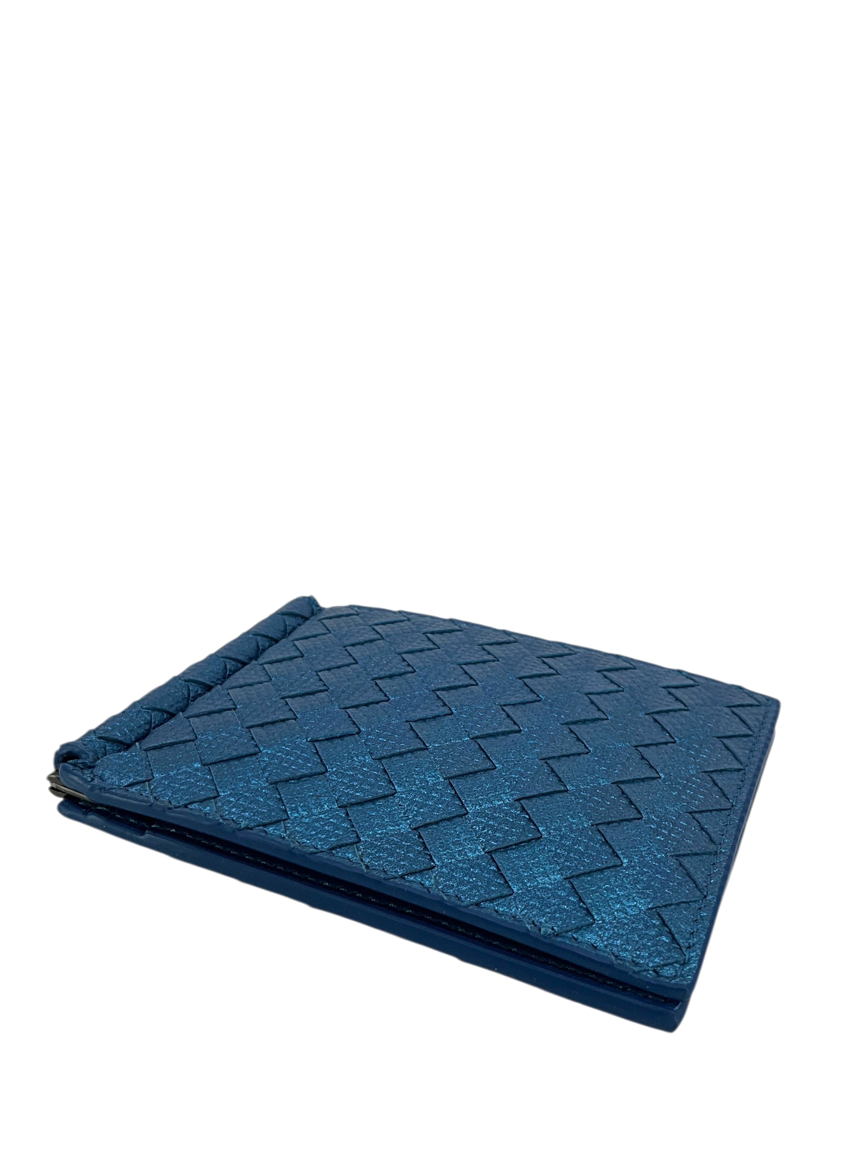 BOTTEGA VENETA Intrecciato Bill Clip Wallet NEW