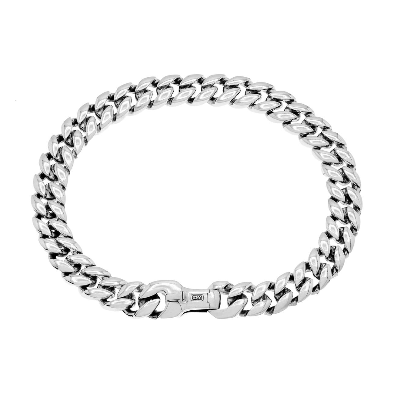 David Yurman Sterling Silver 8mm Curb Chain Bracelet