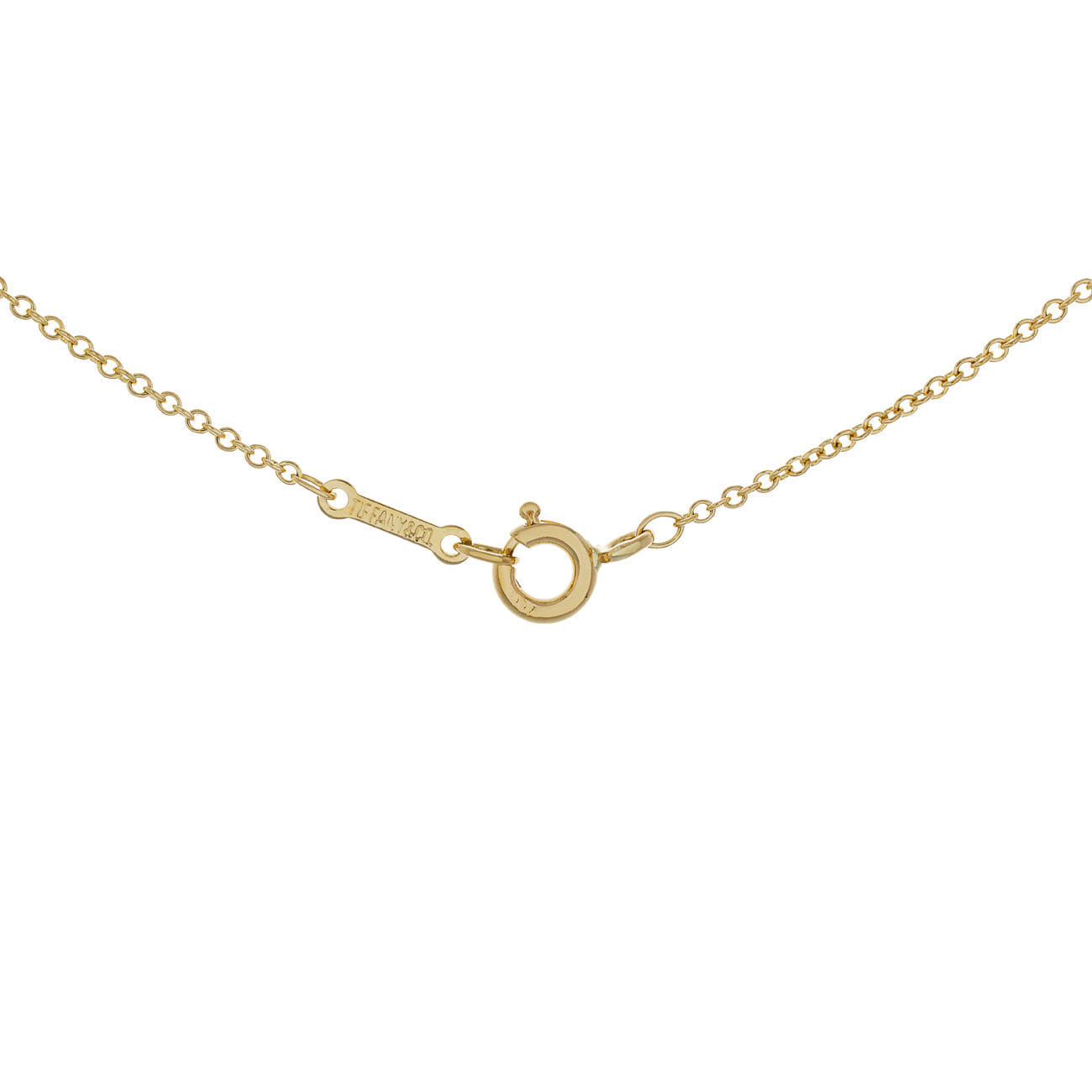 Tiffany & Co. 18K Yellow Gold Paloma Picasso Graffiti X Pendant Necklace