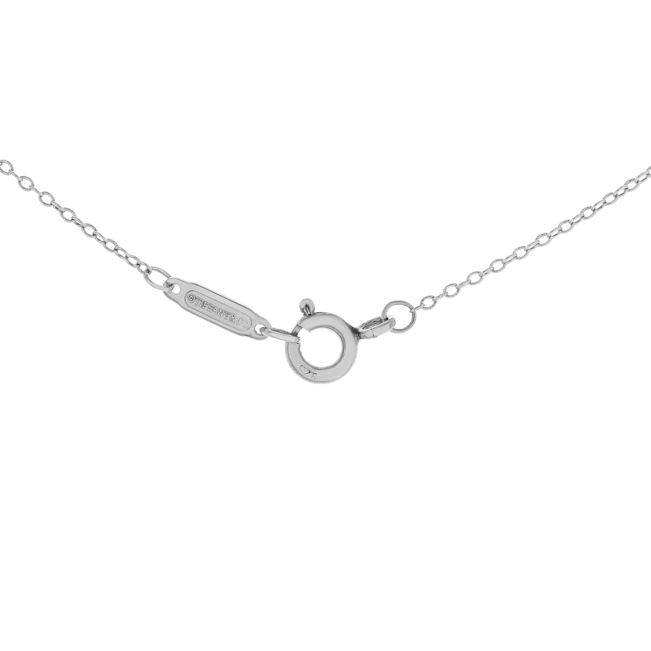 Tiffany & Co. Sterling Silver Heart Tag Pendant Necklace