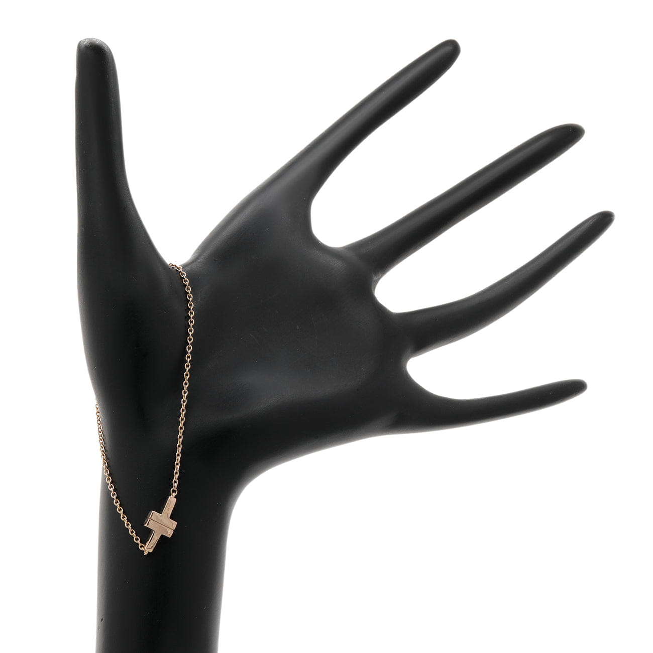 Tiffany & Co. 18K Yellow Gold T Chain Bracelet