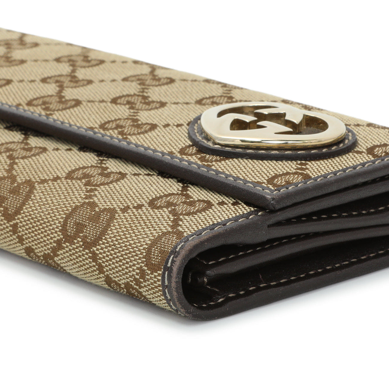 Gucci Monogram Lovely Heart Continental Wallet