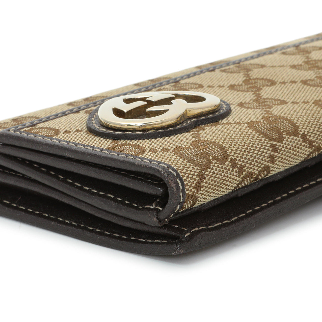 Gucci Monogram Lovely Heart Continental Wallet