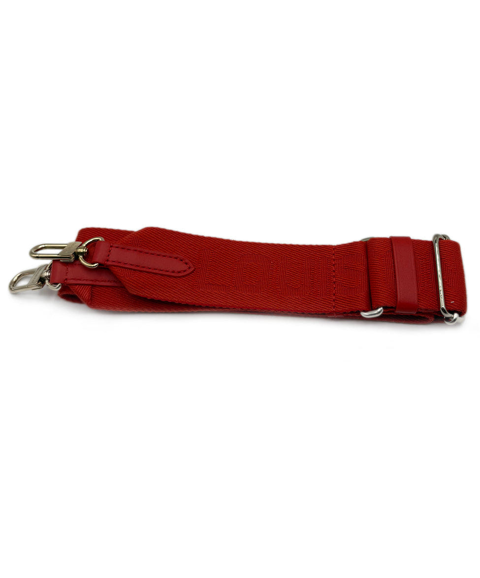 Louis Vuitton Orange Canvas Handbag Strap