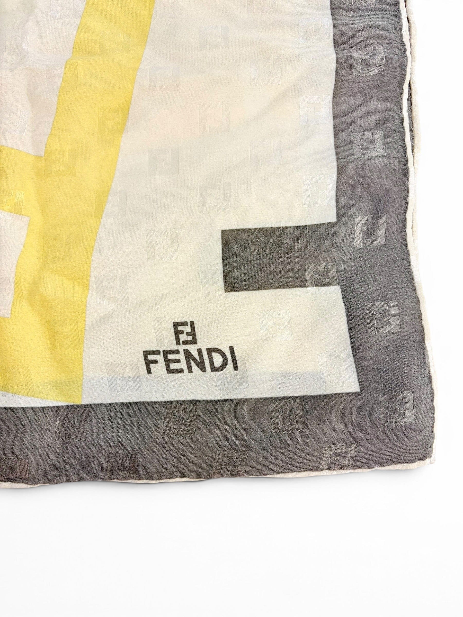 Fendi FF Geometric Silk Scarf