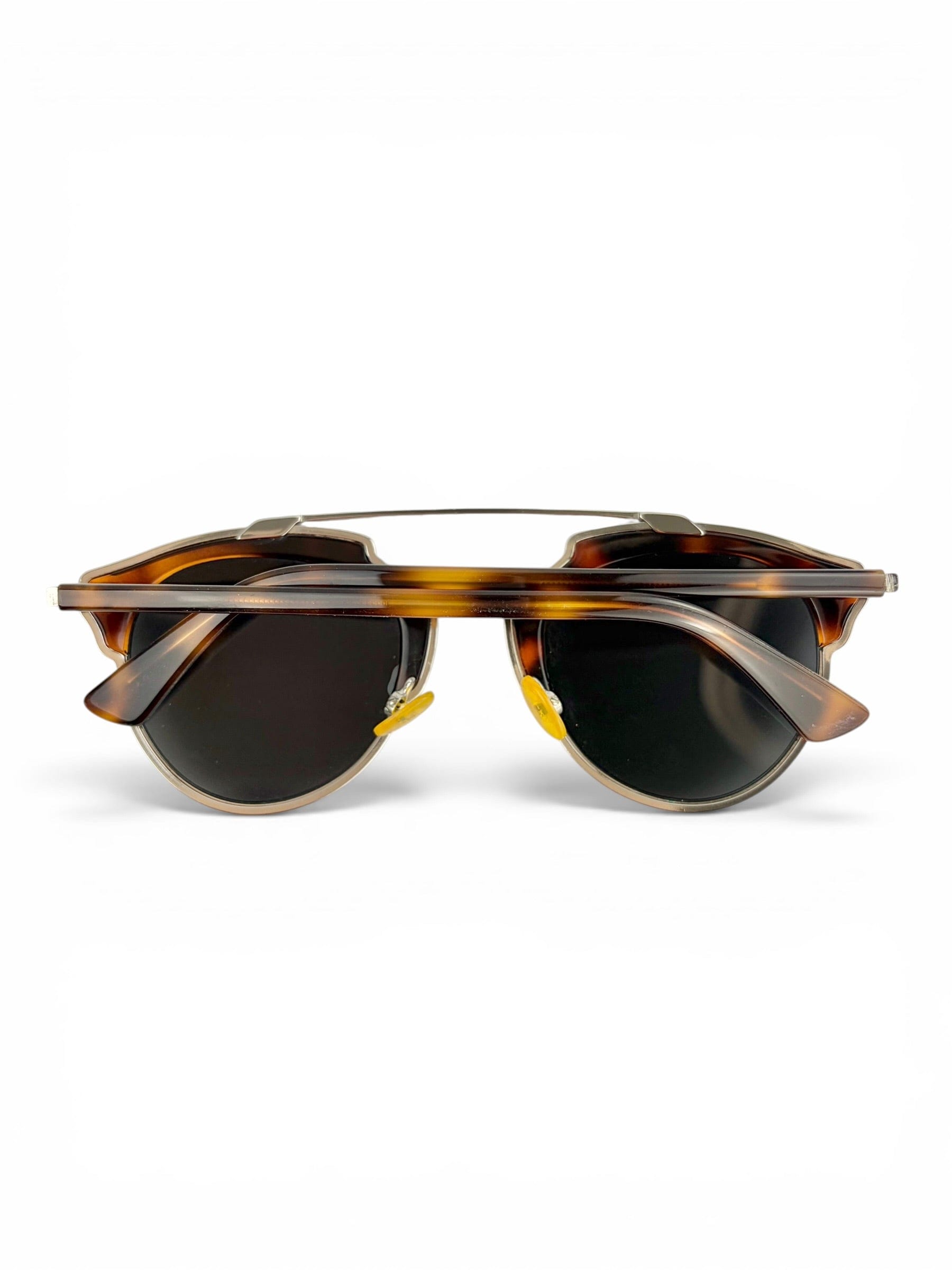Christian Dior Tortoise Shell & Silver SoReal Sunglasses