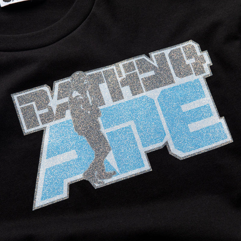 BAPE A Bathing Ape Multi Archive Motif Tee - Black