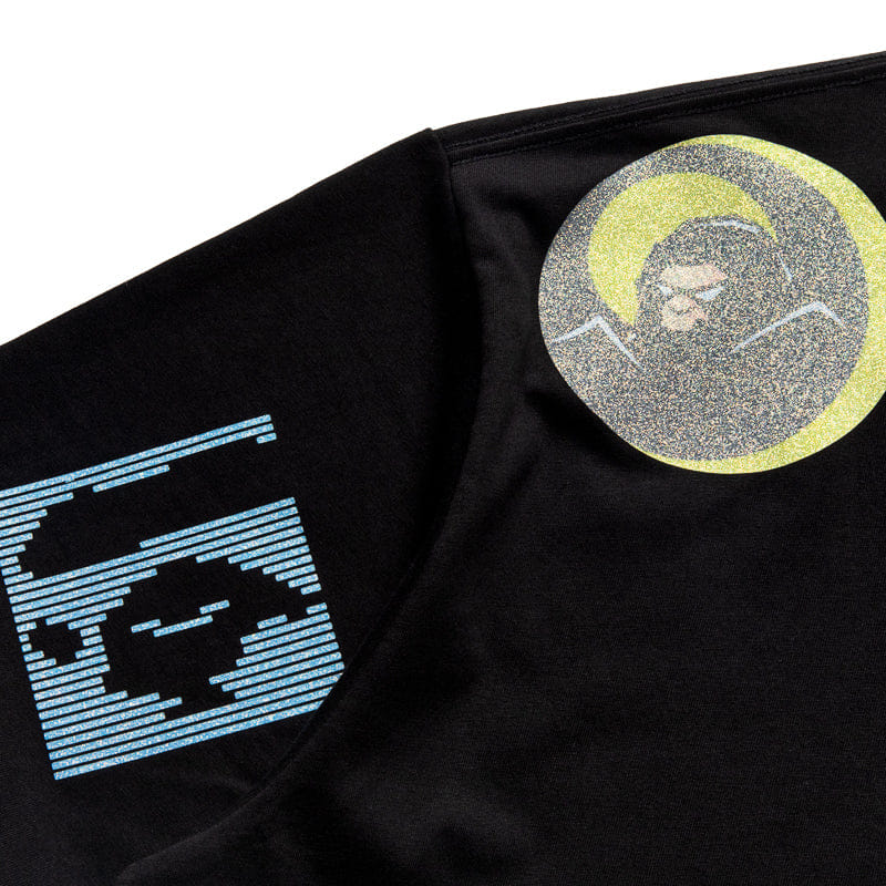 BAPE A Bathing Ape Multi Archive Motif Tee - Black