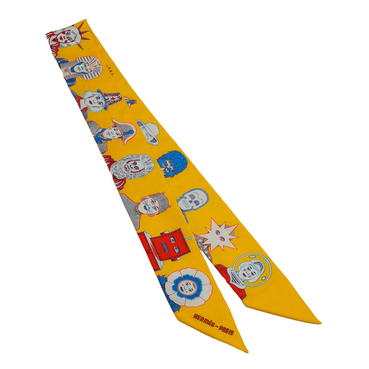 HERMES TWILLY DRESS CODE SCARF MULTICOLOR SILK 90332590
