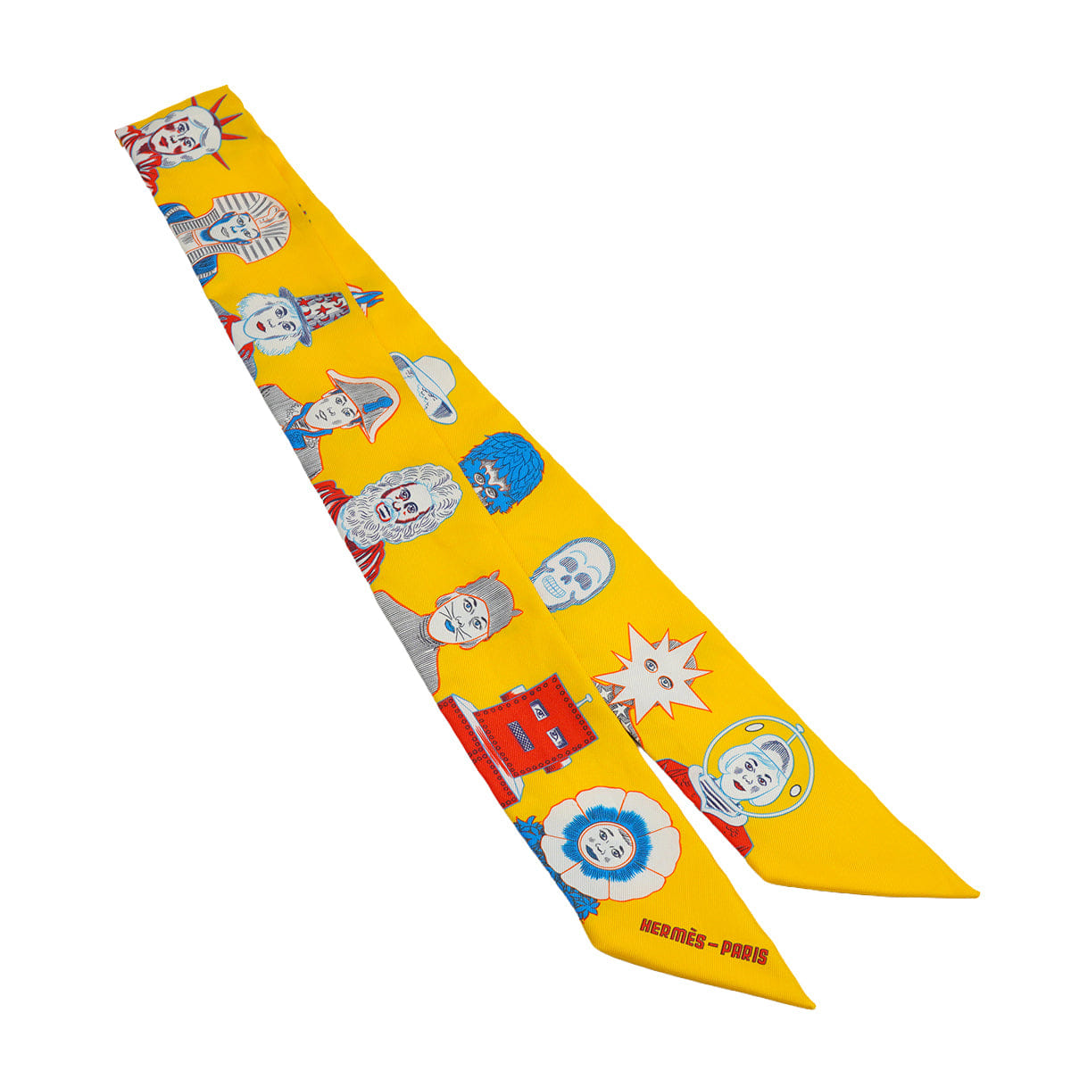 HERMES TWILLY DRESS CODE SCARF MULTICOLOR SILK 90332592