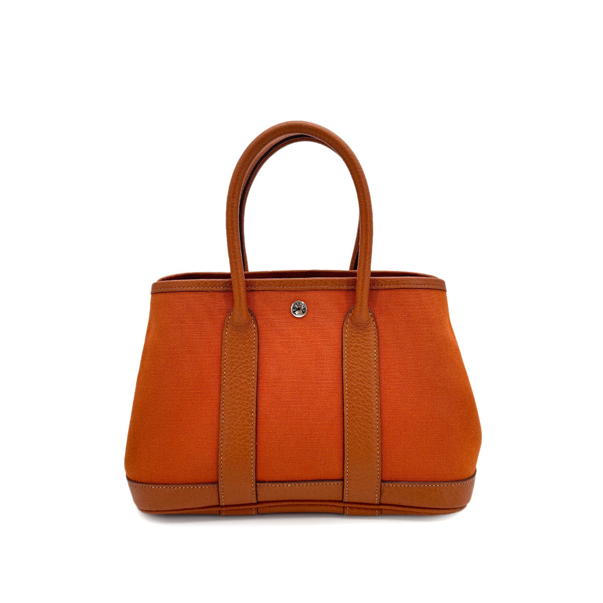 PURPOSE HERMES GARDEN PARTY TTPM POTIRON TOILE OFFICIER BUFFLE SKIPPER HAND BAG □I 90308251