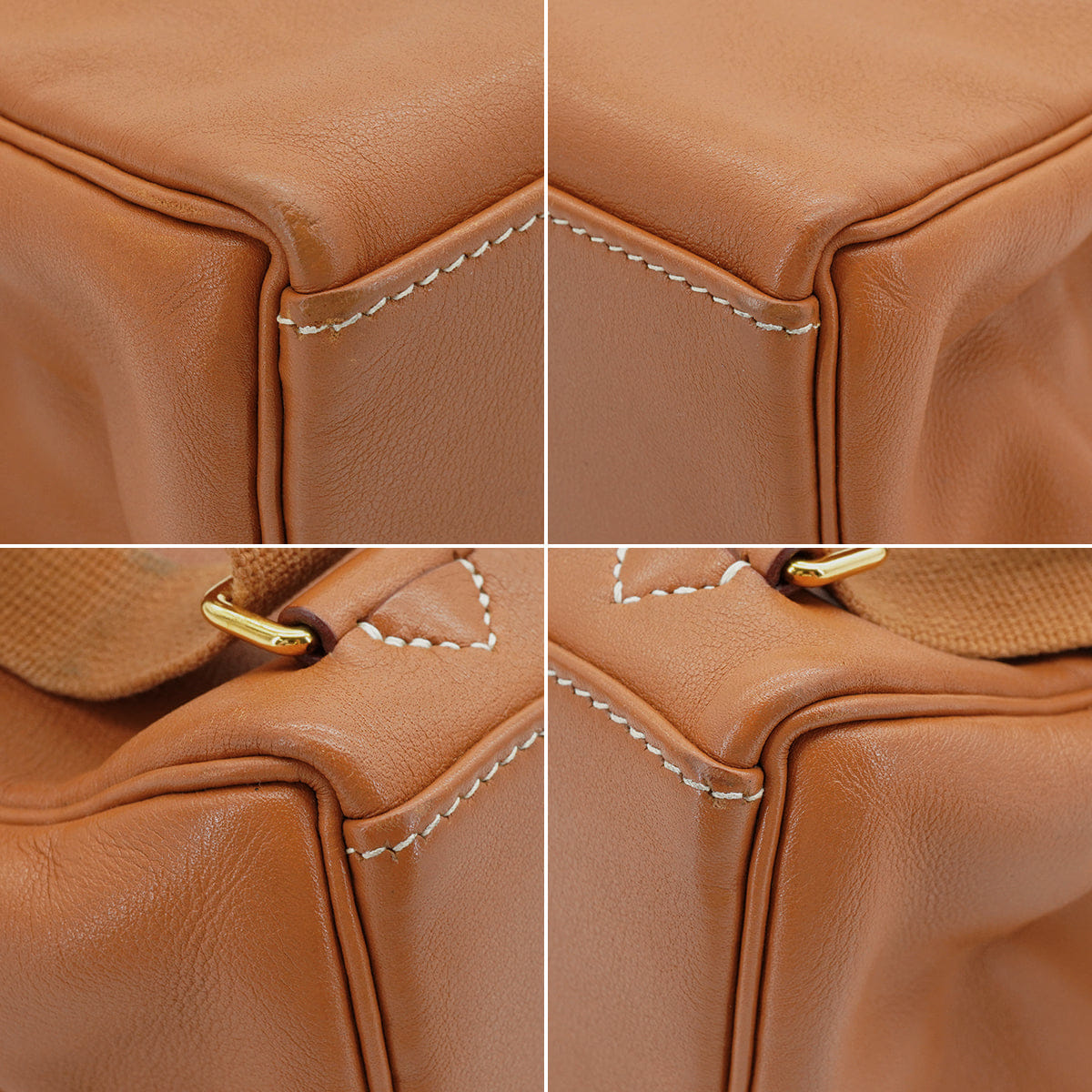 HERMES KELLY ADO GM GOLD VEAU GULLIVER BACKPACK 1999 SQUARE C GOLD HARDWARE 90334132
