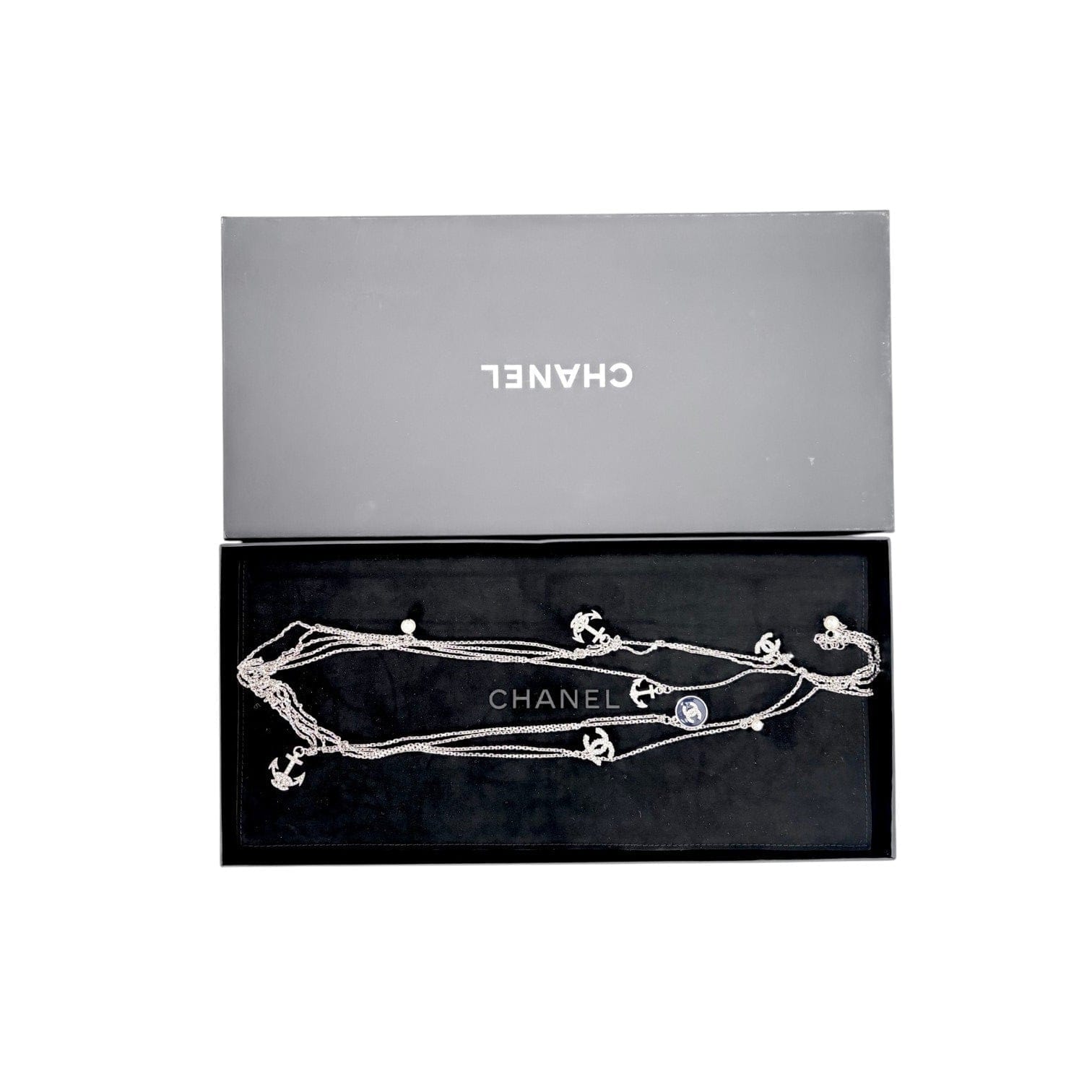 Chanel Anchor CC Logo Necklace