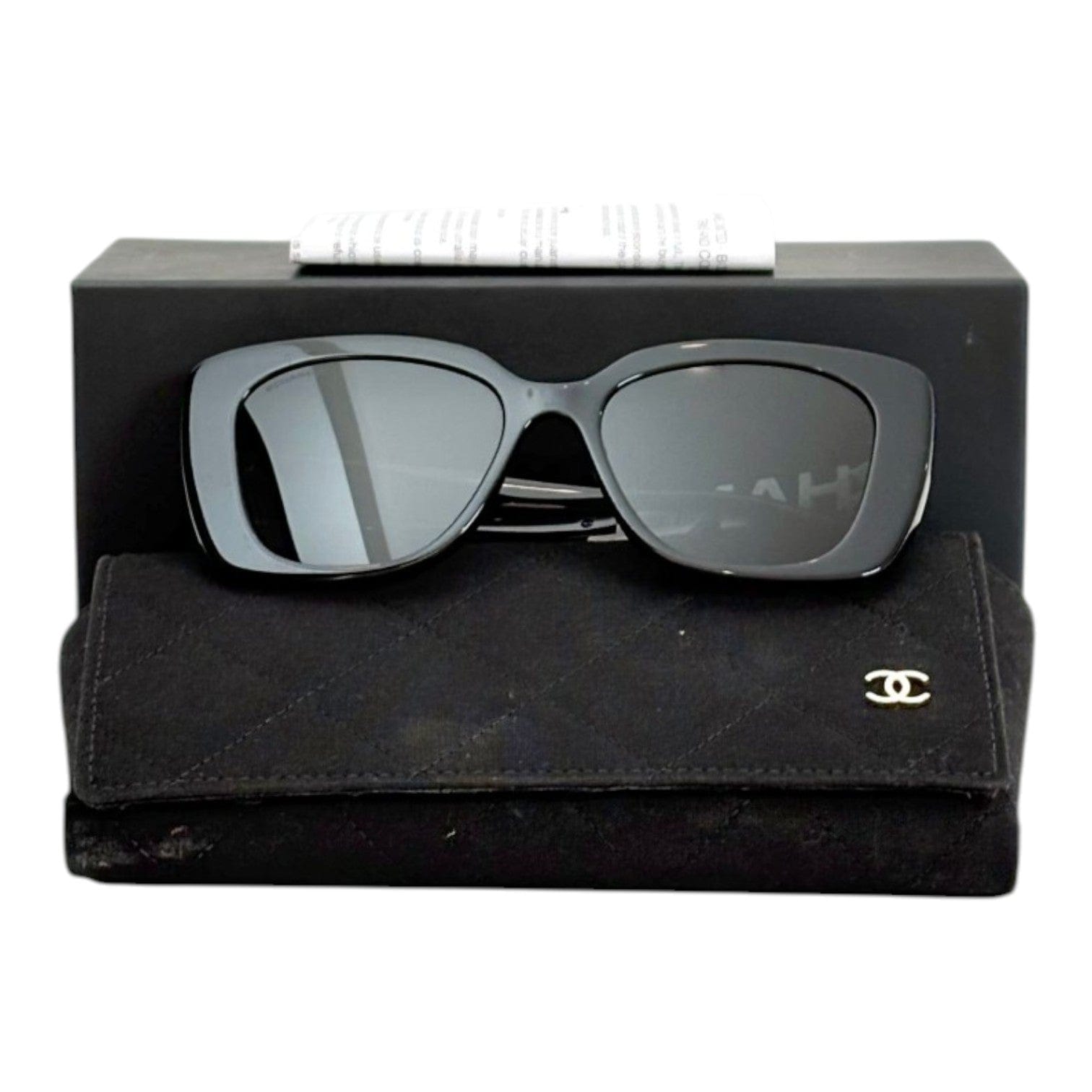 Chanel Black Square Sunglasses