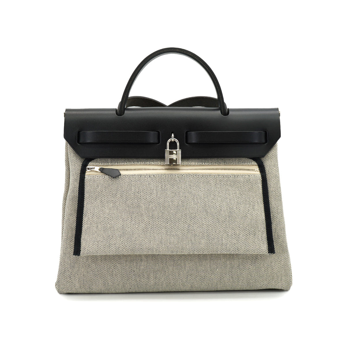 HERMES HER BAG ZIP 31 PM PEGASE POP BLUE INDIGO NOIR TOILE H VACHE HUNTER TOTE BAG 2019 D STAMP 90331286