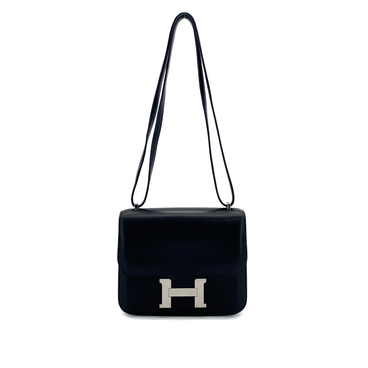 HERMES CONSTANCE 3 MINI 18 BLACK EVERCALF SHOULDER BAG 2017 A STAMP PALLADIUM HARDWARE 90322780