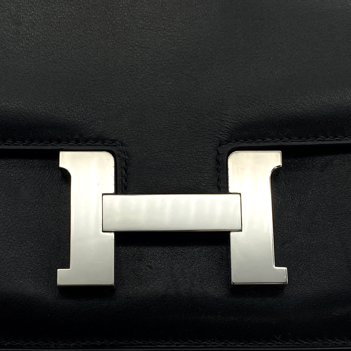 HERMES CONSTANCE 3 MINI 18 BLACK EVERCALF SHOULDER BAG 2017 A STAMP PALLADIUM HARDWARE 90322780