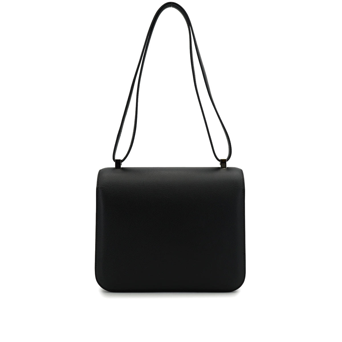 HERMES CONSTANCE3 24 OPTIQUE BLACK VEAU MONSIEUR SHOULDER BAG 2019 D STAMP PALLADIUM HARDWARE 90326730