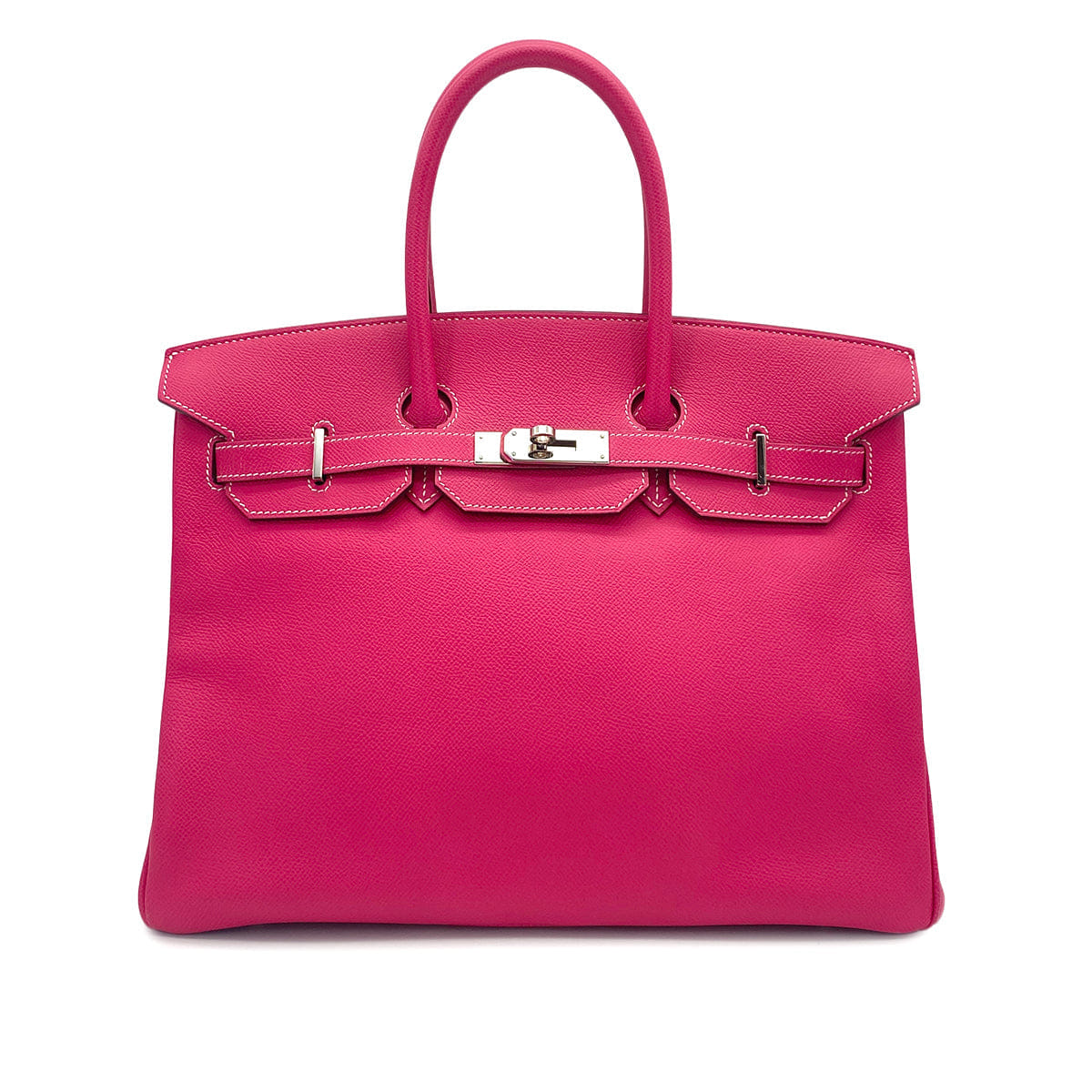 HERMES CANDY BIRKIN 35 ROSE TYRIEN RUBIS VEAU EPSOM HAND BAG 2011 SQUARE O PALLADIUM HARDWARE 90326207