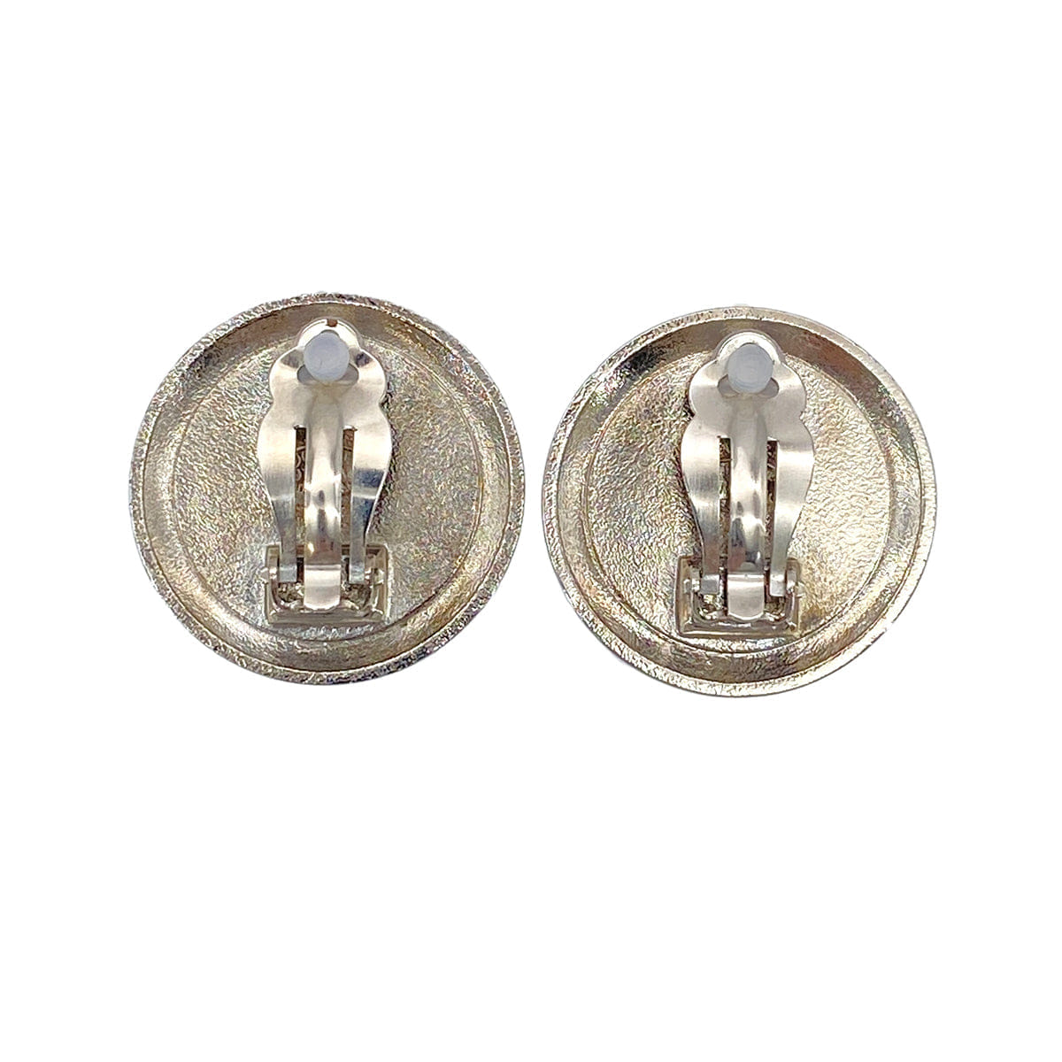 CHANEL VINTAGE EARRINGS COCOMARK ROUND ACCESSORY 97A 90273387