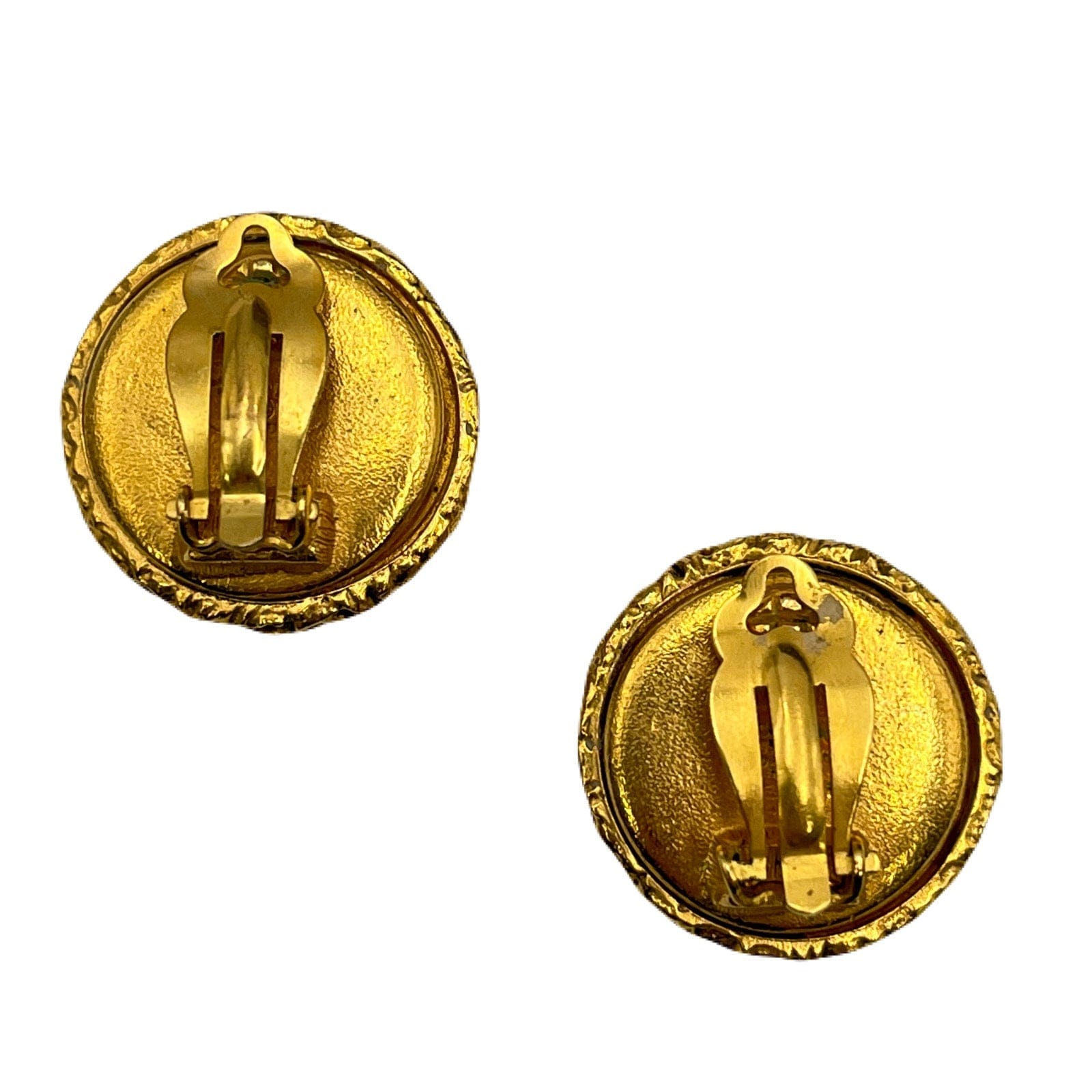 CHANEL VINTAGE EARRINGS COCOMARK FAUX PEARL ACCESSORY 93P 90217378