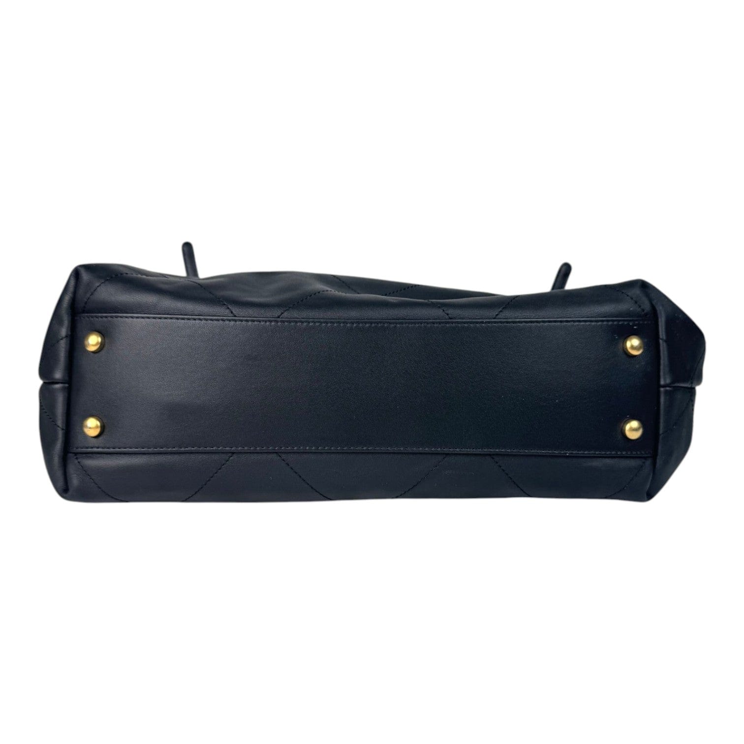 Chanel 25S Large Black Calfskin Tote Bag