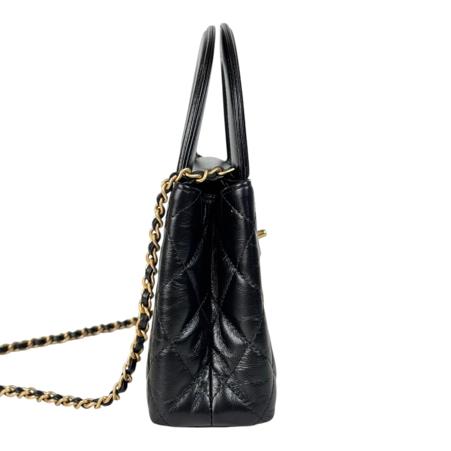 Chanel Black Mini Kelly Tote Bag with GHW