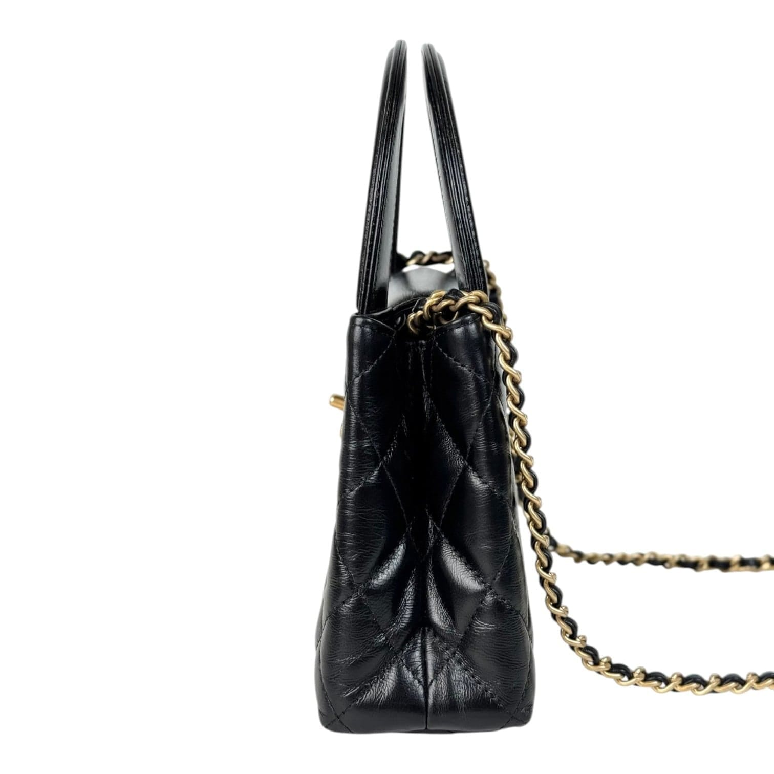 Chanel Black Mini Kelly Tote Bag with GHW
