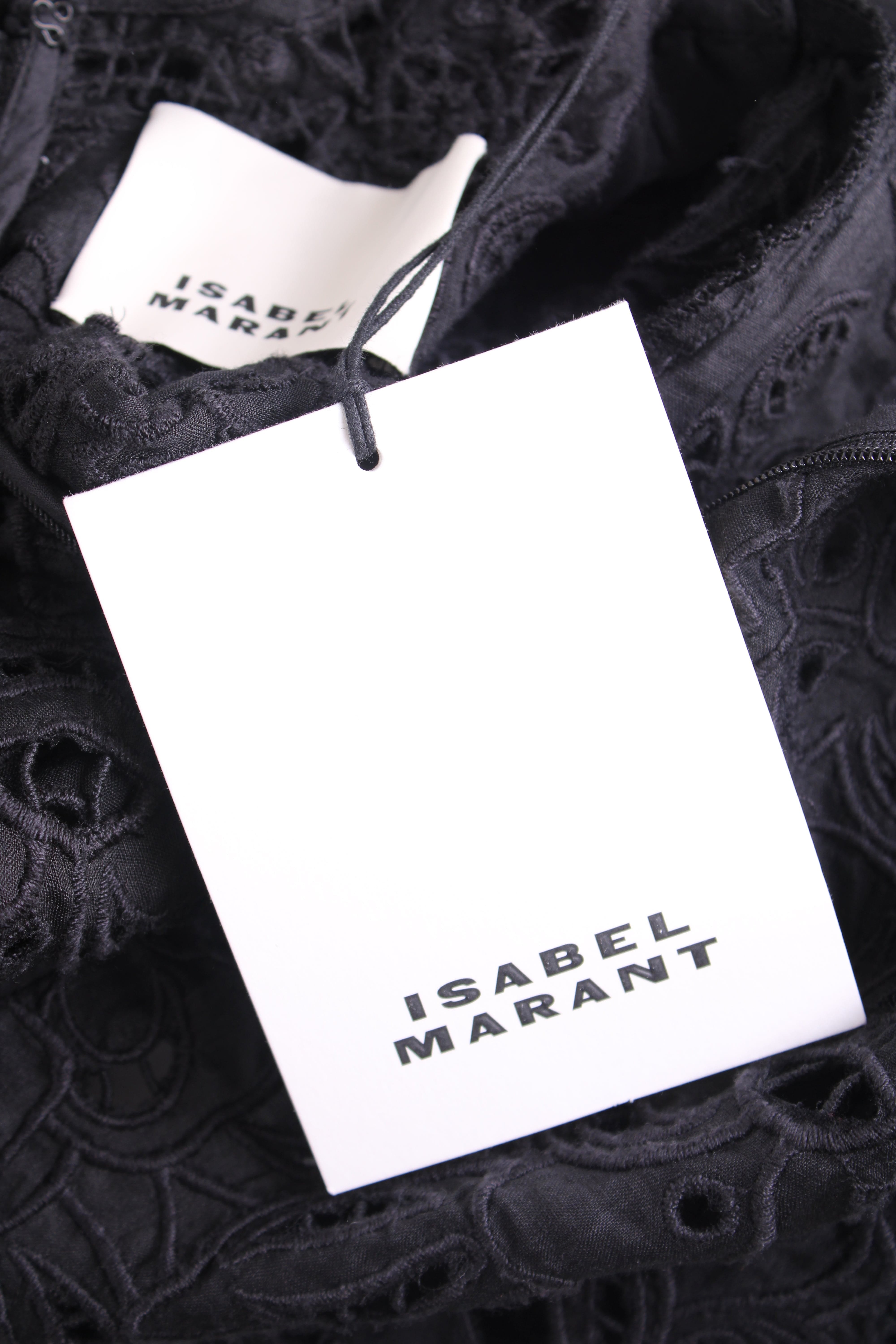 Isabel Marant L/S Lace Dress Black 8