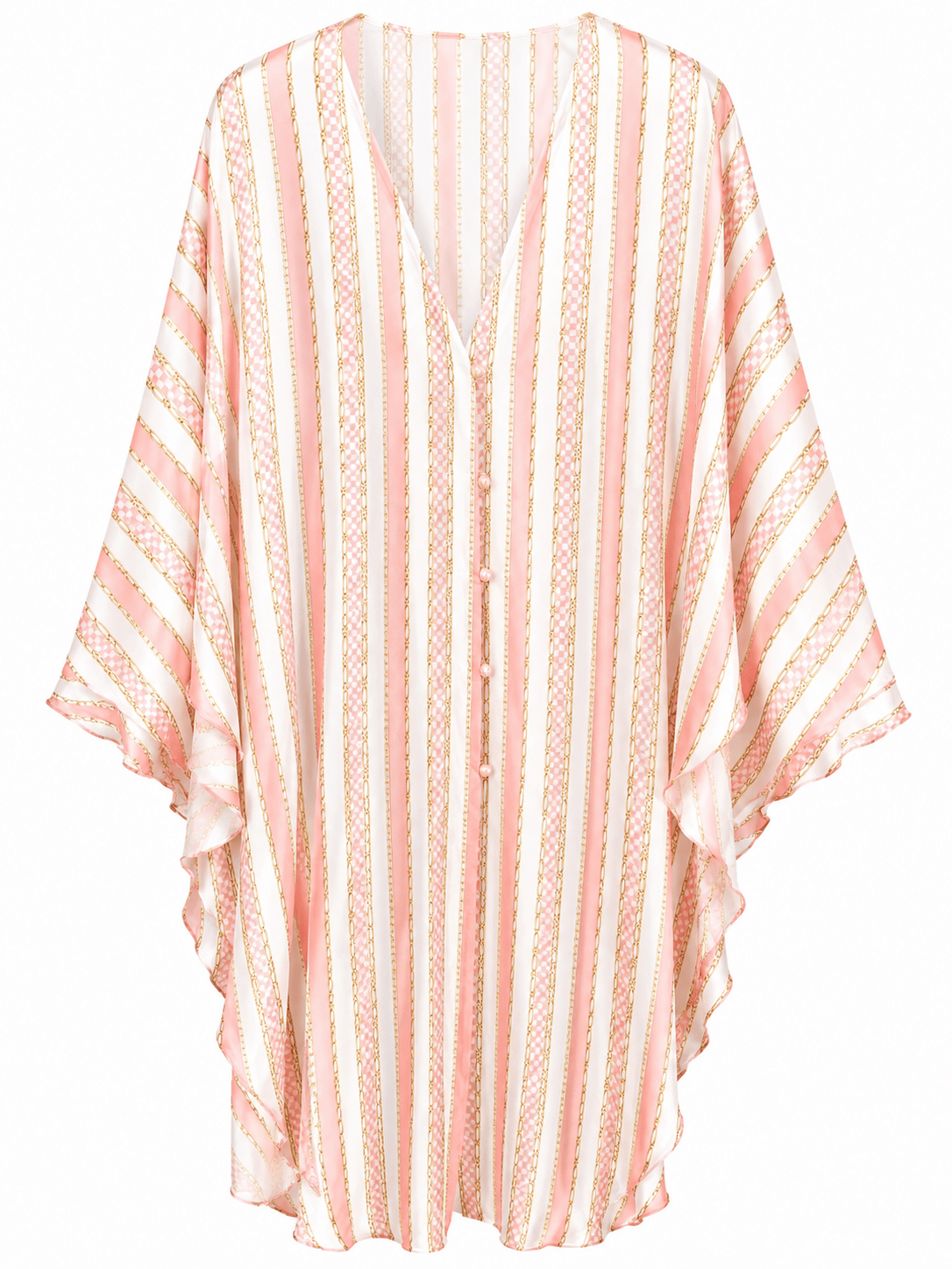 Maison Clad SHIRT VIRGINIA STRIPES PINK CHAIN MCL11770