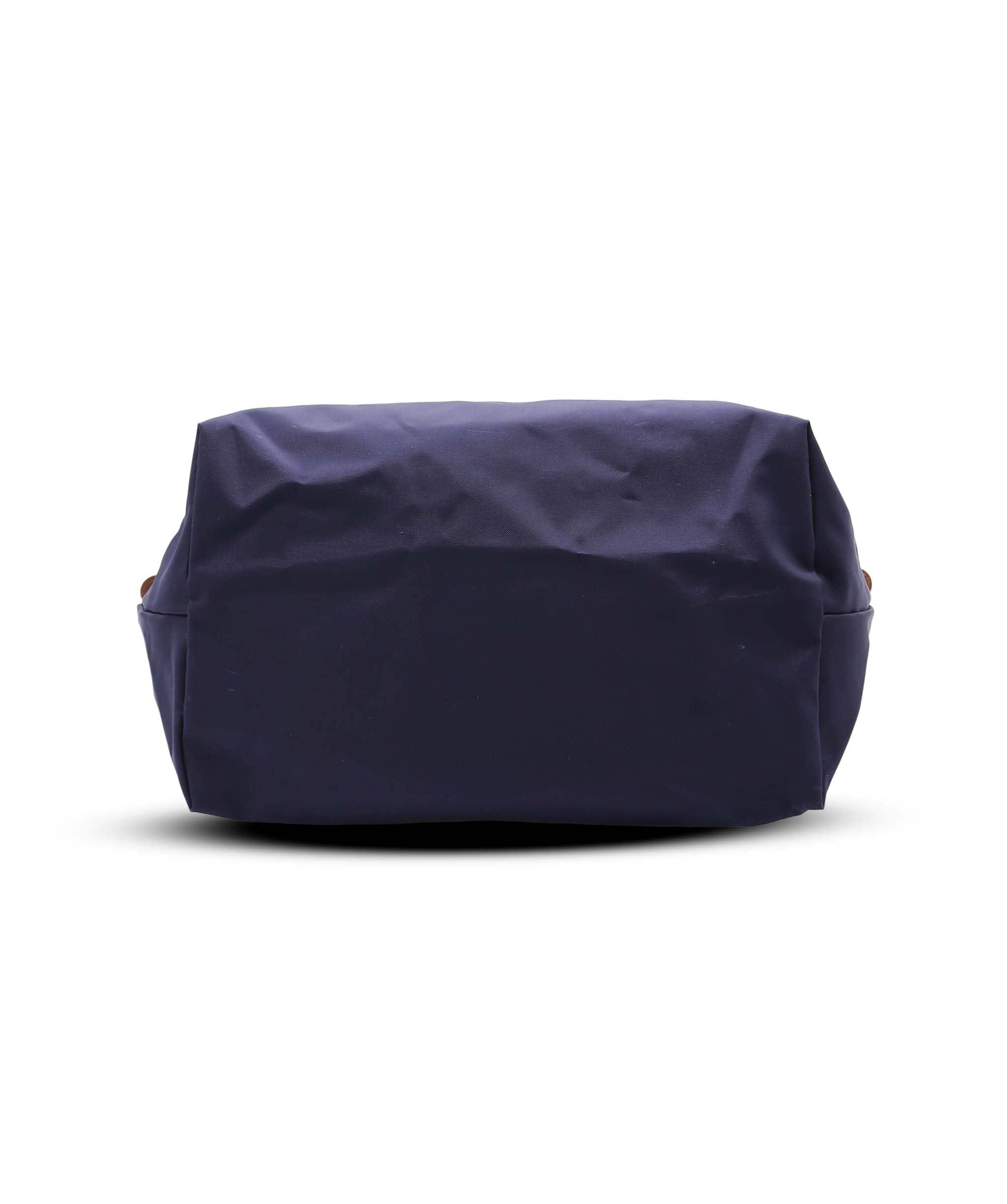 LUCKY LONGCHAMP LUCKY TOTE BAG NAVY BLUE ASC7281
