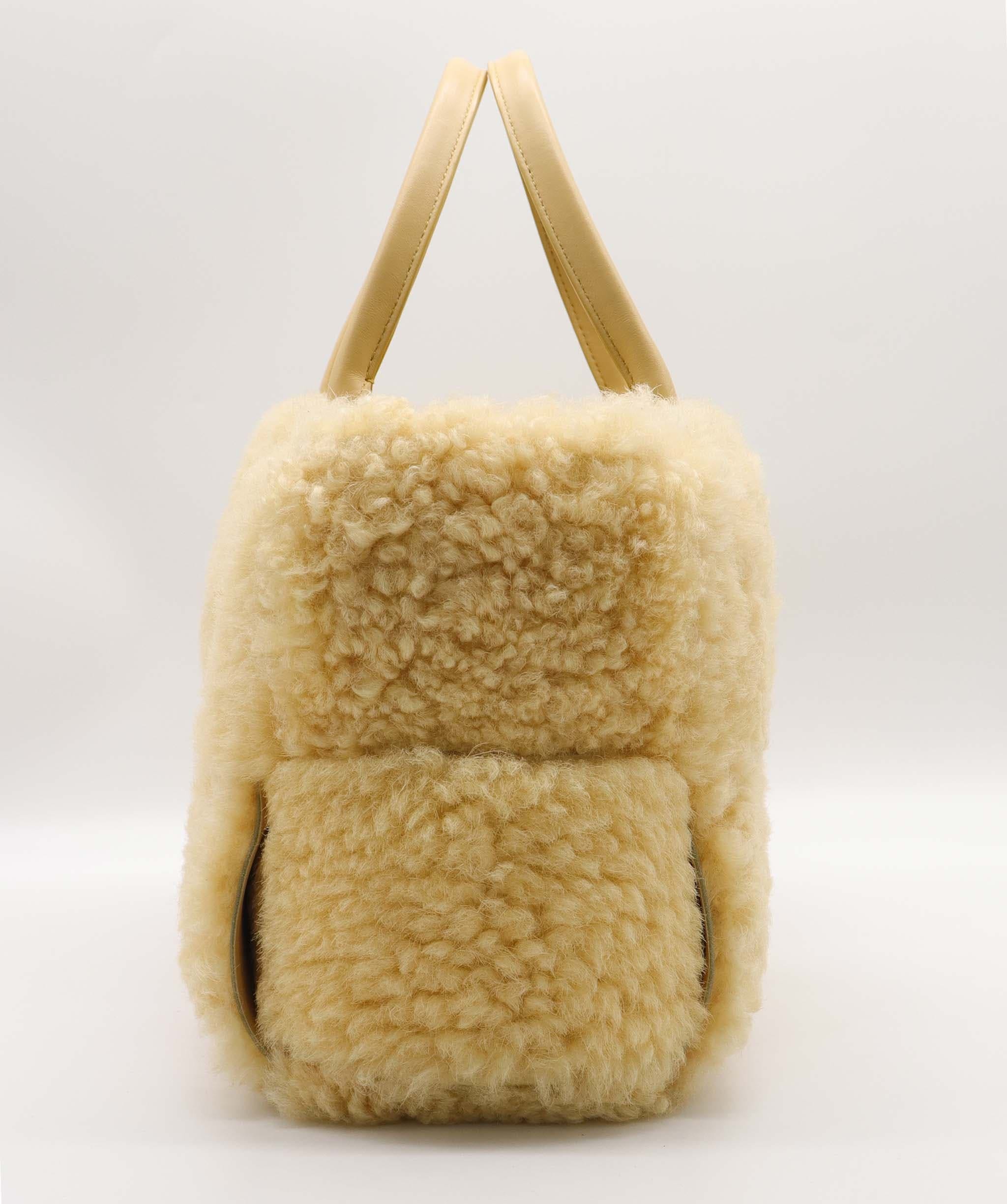 BOTTEGA VENETA ARCO TOTE BAG YELLOW ASC7287