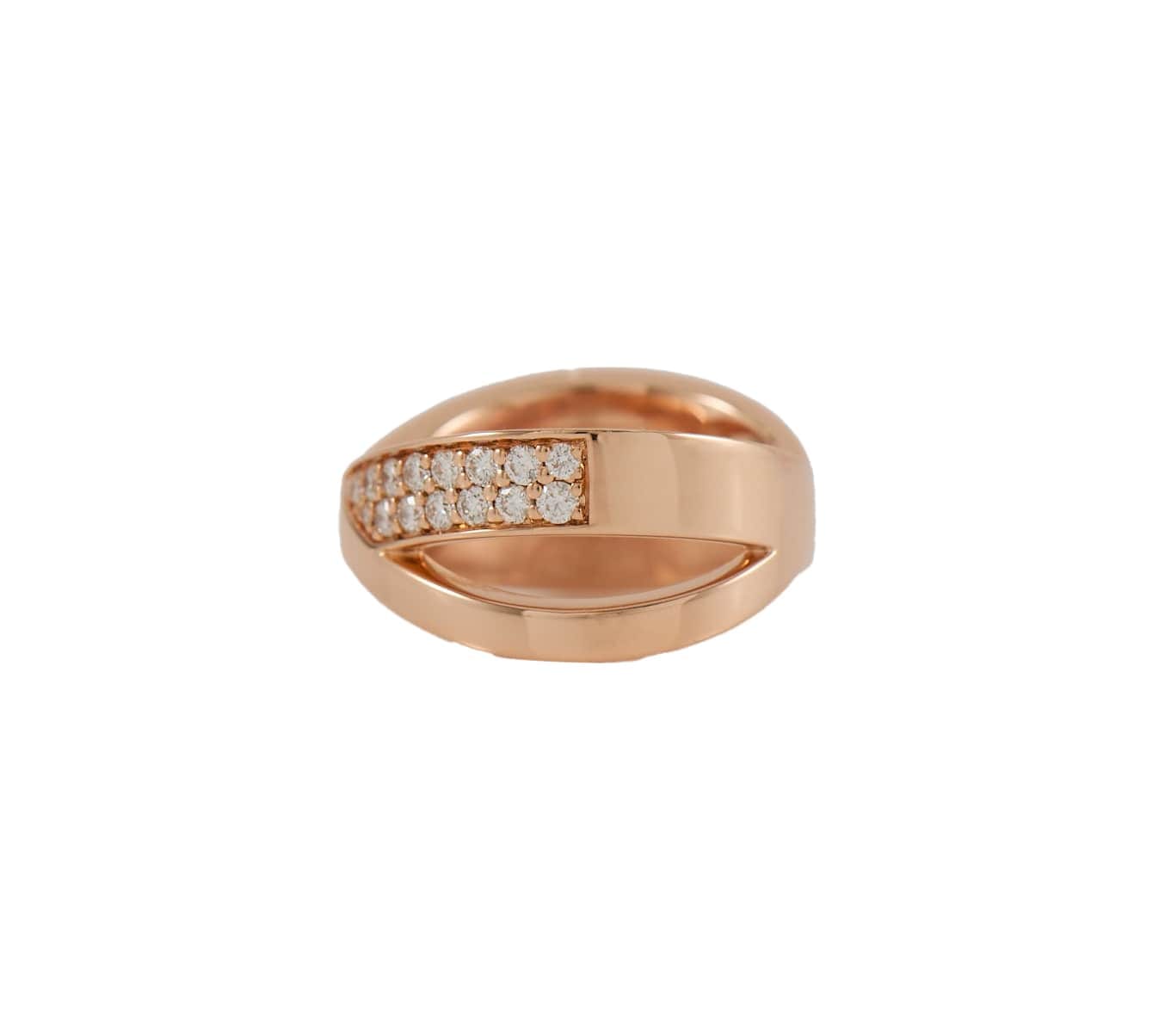 Tiffany & Co. 0.60ctw Diamond Atlas X Ring in 18K W/Box