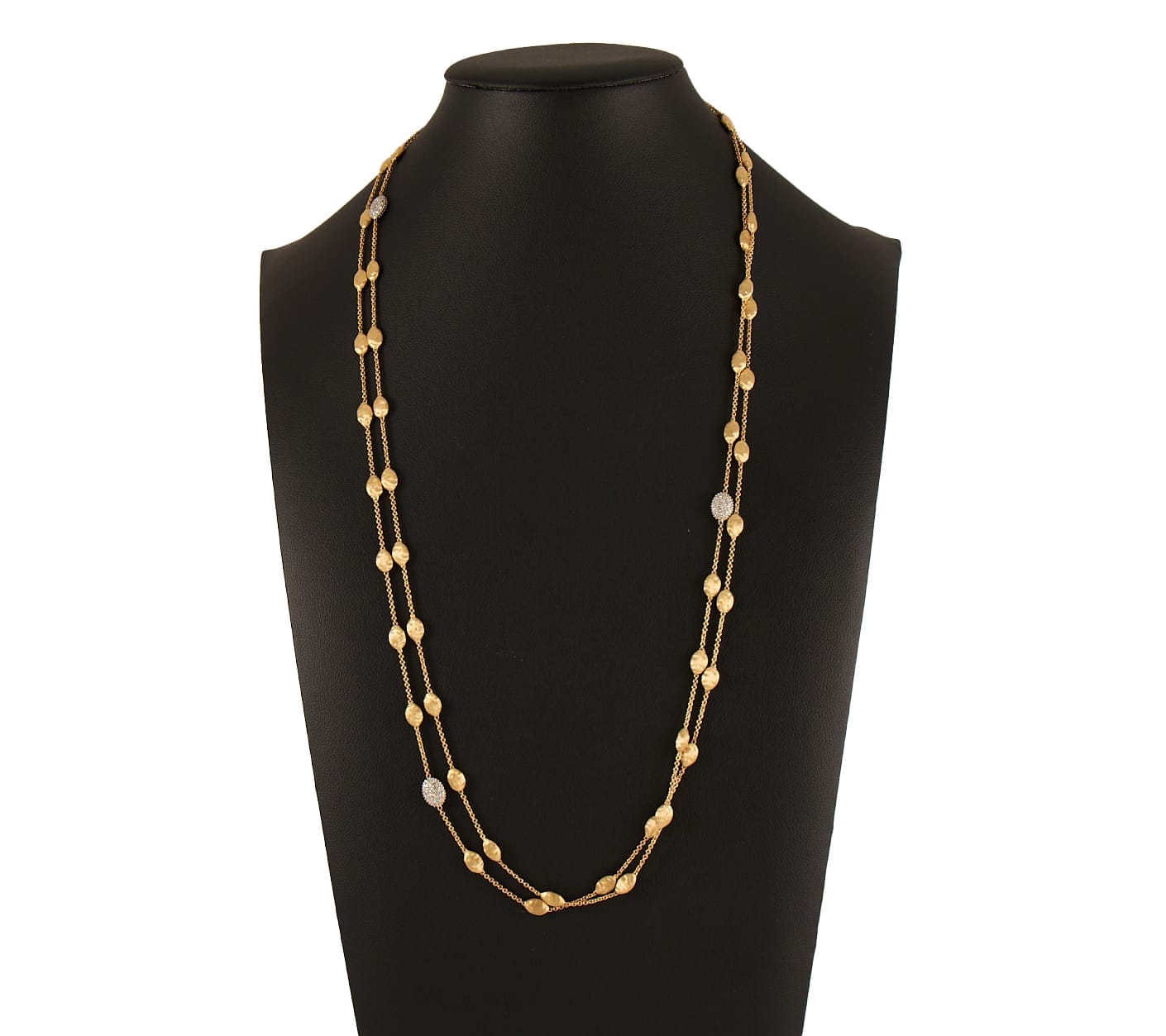 Marco Bicego Siviglia 0.51ctw Diamond Station Necklace in 18K