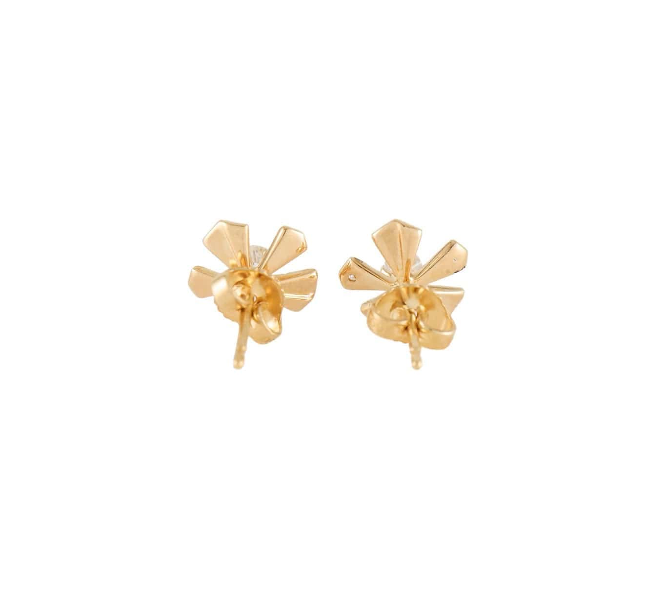 Mimi So 0.45ctw Diamond Wonderland Orchid Stud Earrings in 18K