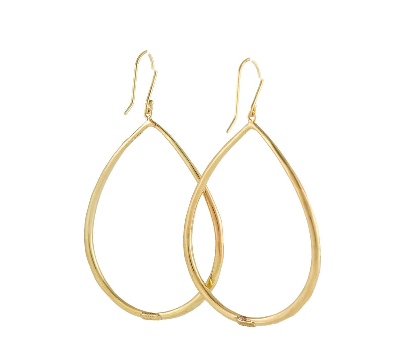 Ippolita Glamazon Faceted Large Teardrop Earrings in 18K