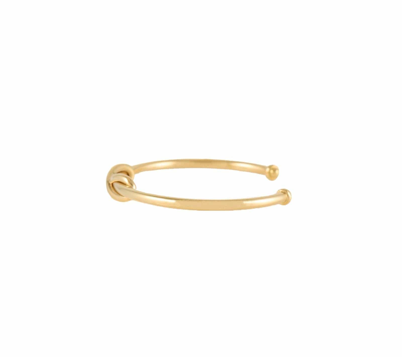 Tiffany & Co. Polished Infinity Cuff Bracelet in 18K